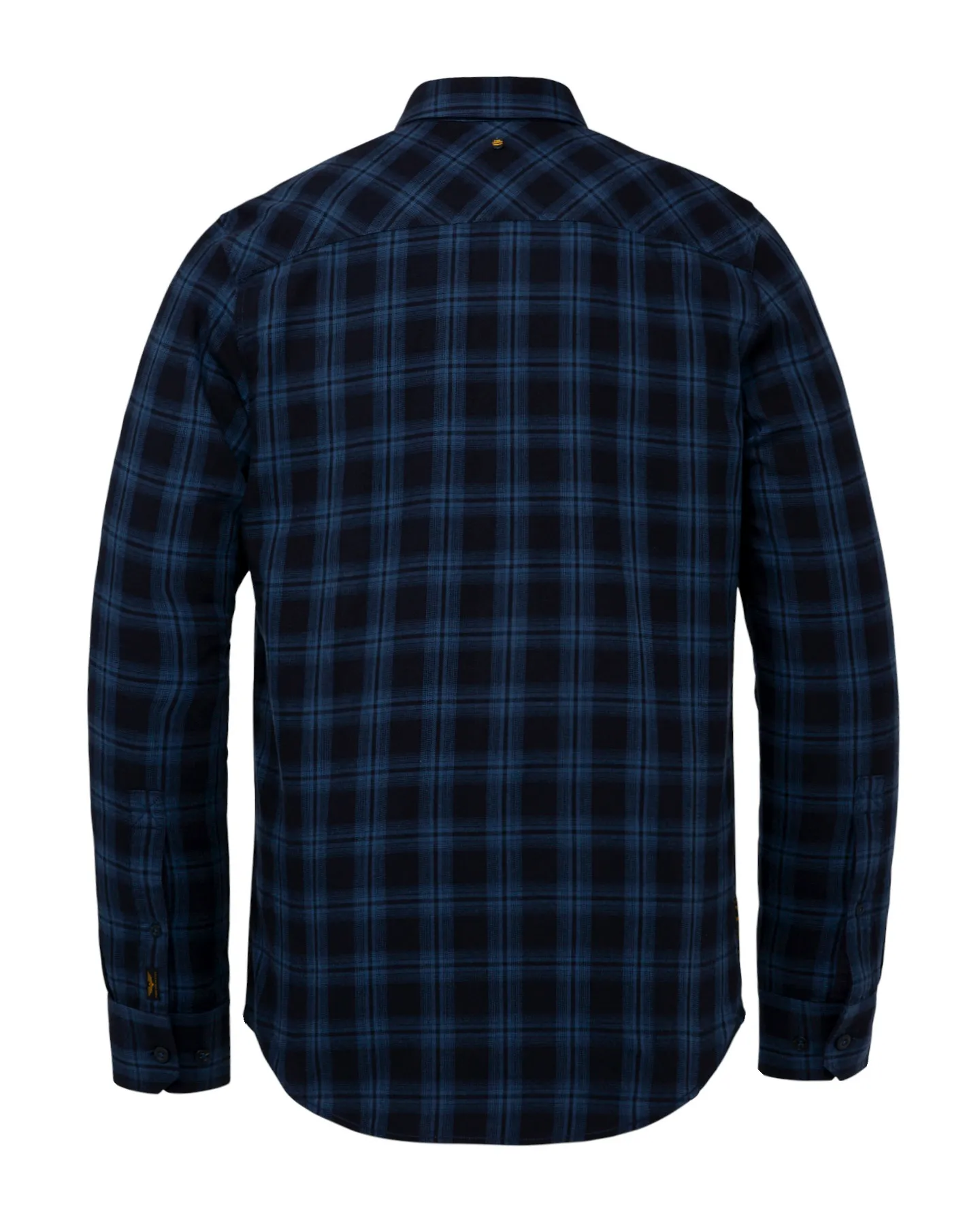 PME Legend Casual Overhemd LM Donkerblauw kleine ruit 071757-001-L