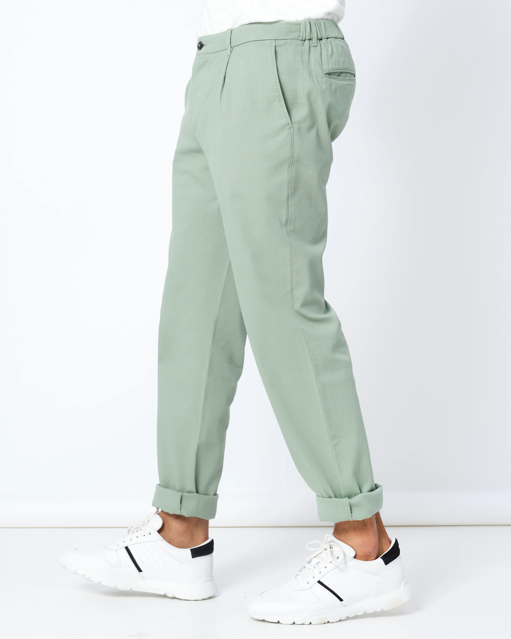 Dutch Dandies Chino Lichtgroen uni 072475-001-46