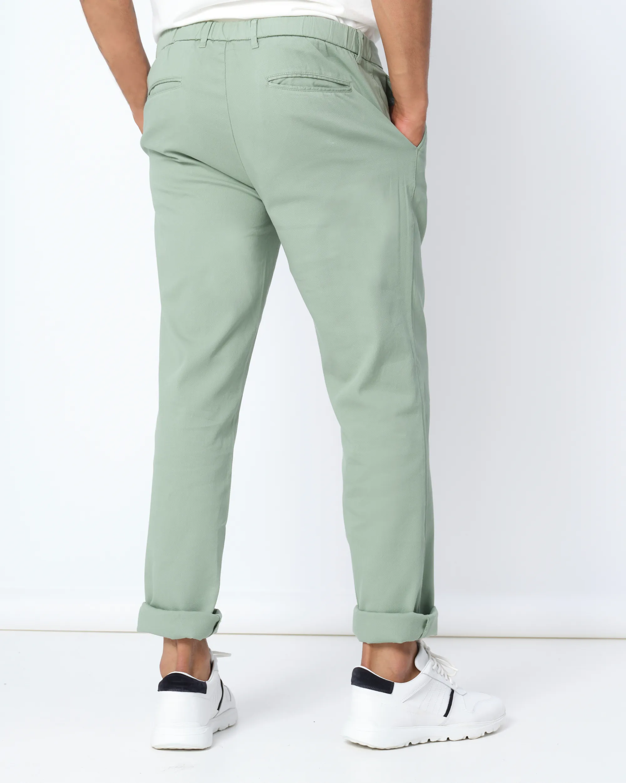 Dutch Dandies Chino Lichtgroen uni 072475-001-46