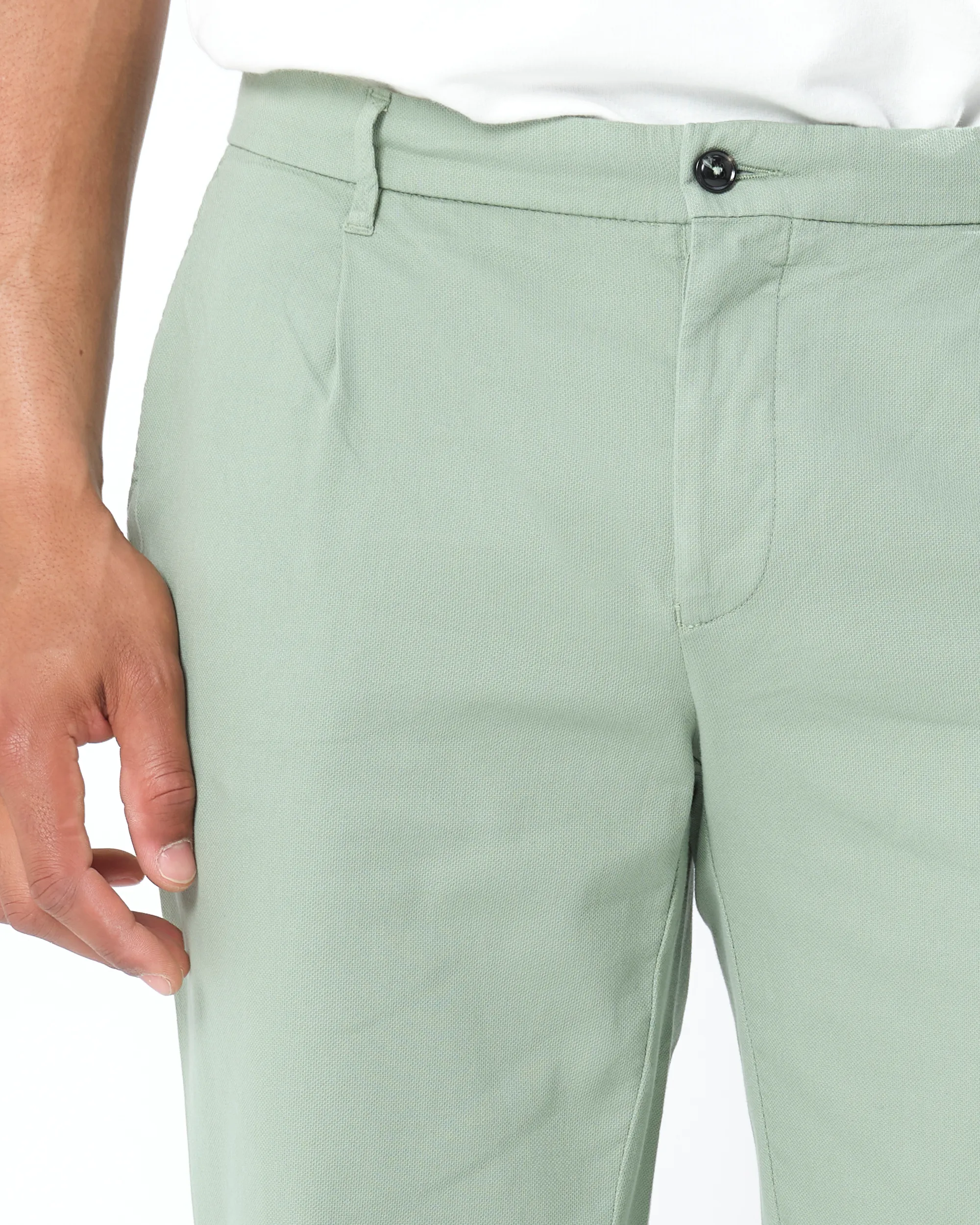 Dutch Dandies Chino Lichtgroen uni 072475-001-46