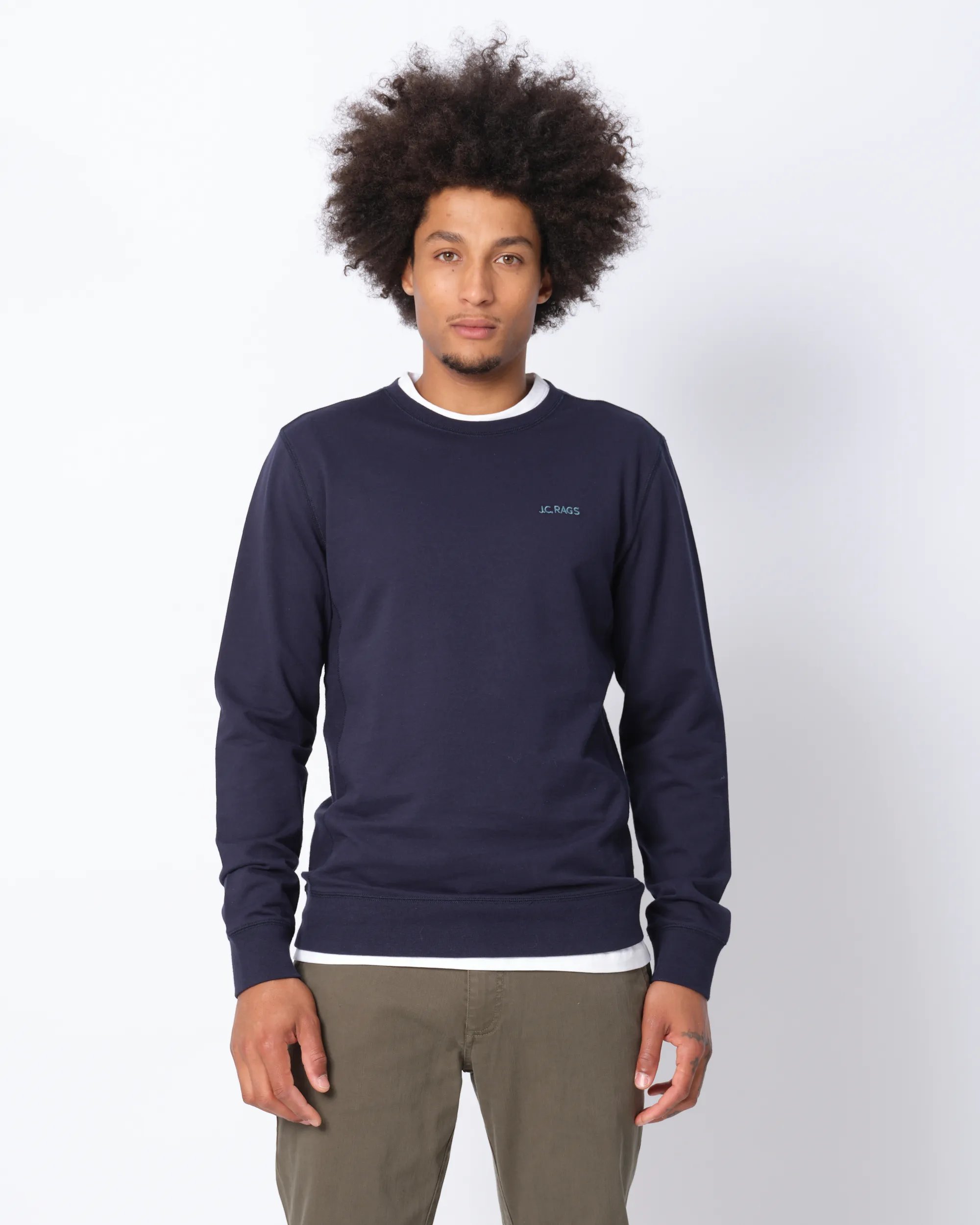 J.C. RAGS Jeremy Sweater Navy uni 073067-008-L