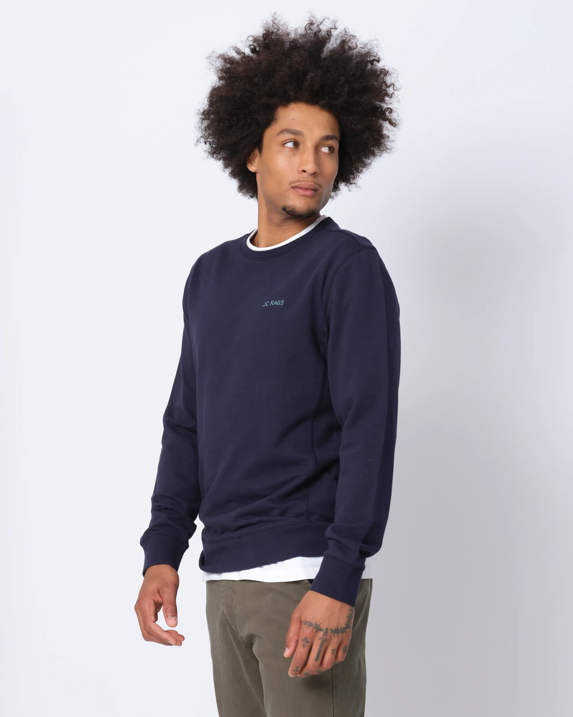J.C. RAGS Jeremy Sweater Navy uni 073067-008-L