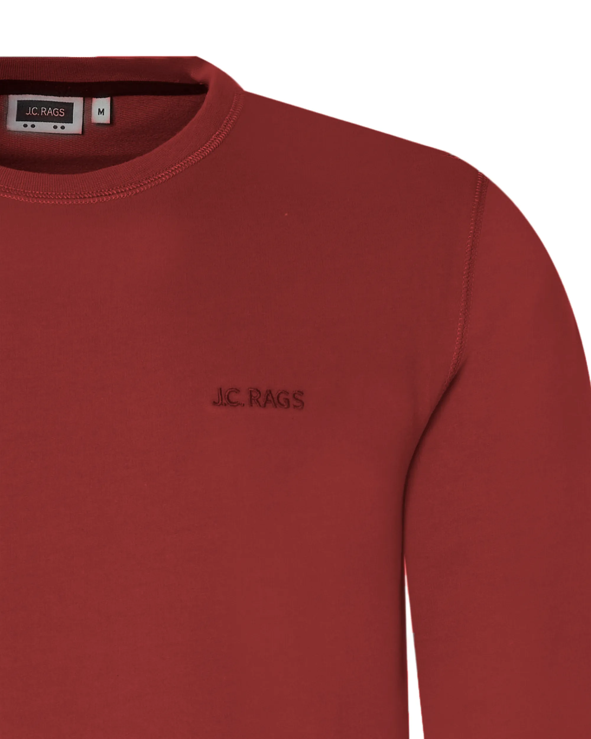 J.C. RAGS Jeremy Sweater Donkerrood uni 073067-009-L
