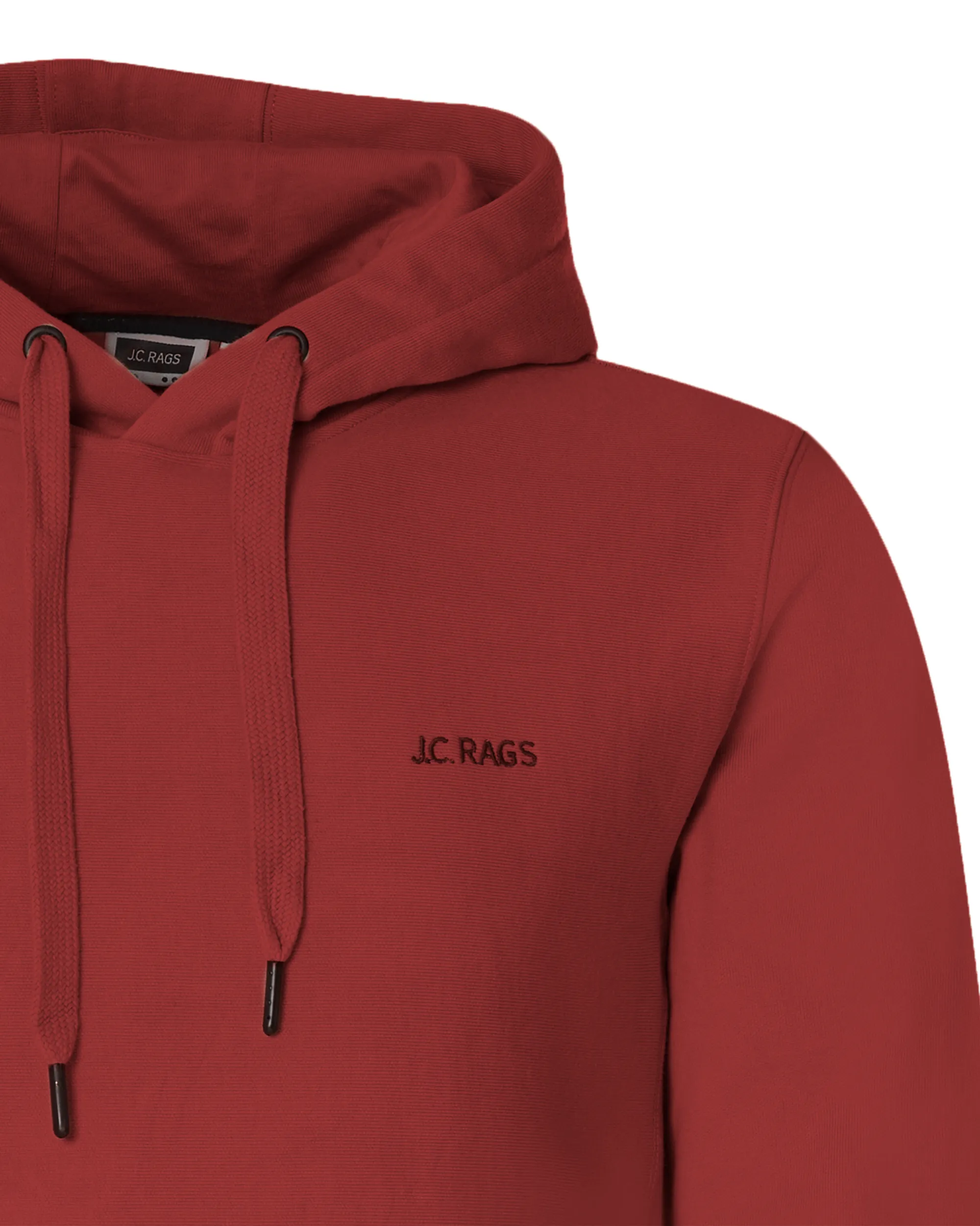 J.C. RAGS Jacob Hoodie Donkerrood uni 073070-008-L