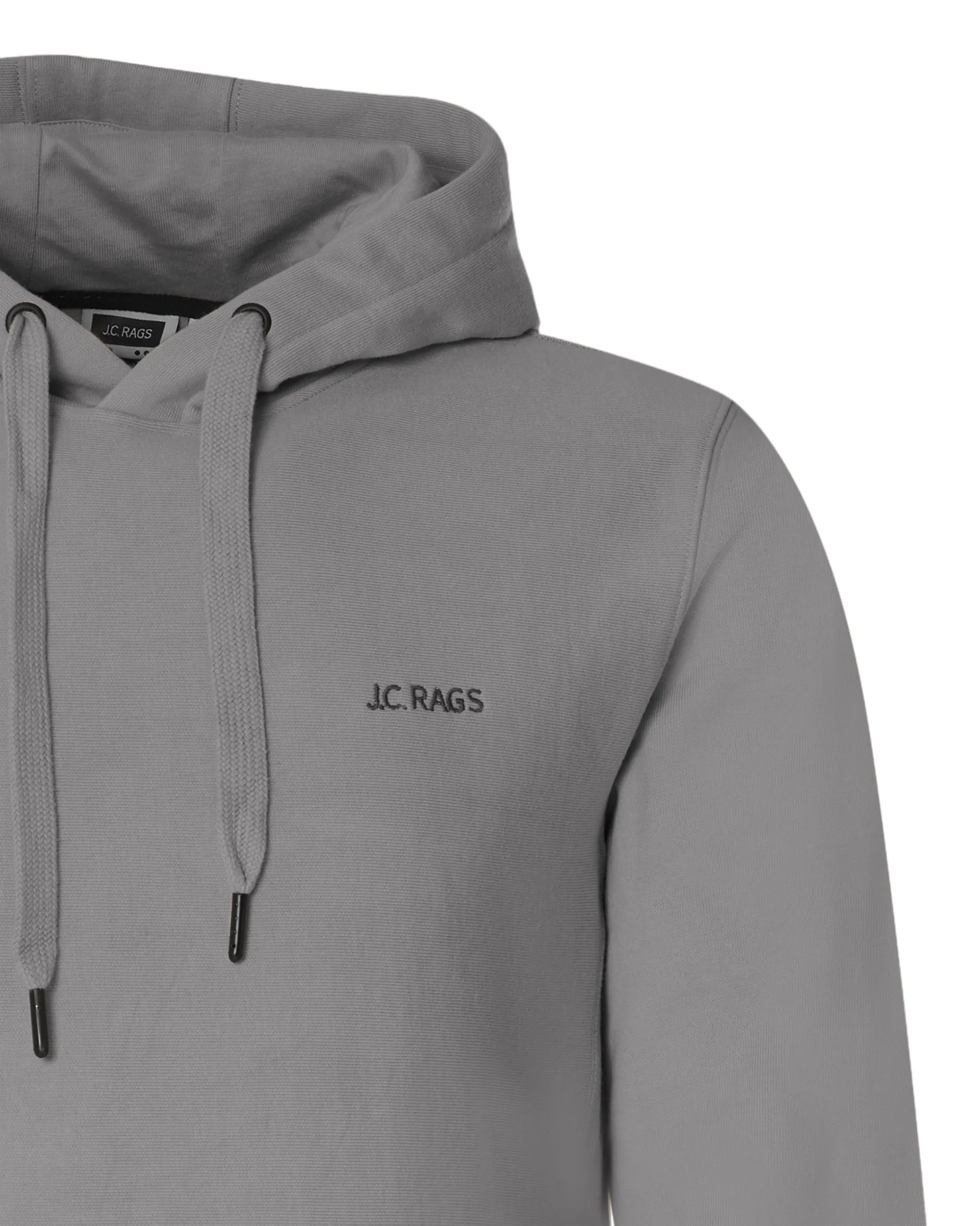 J.C. RAGS Jacob Hoodie Zilver uni 073070-009-L