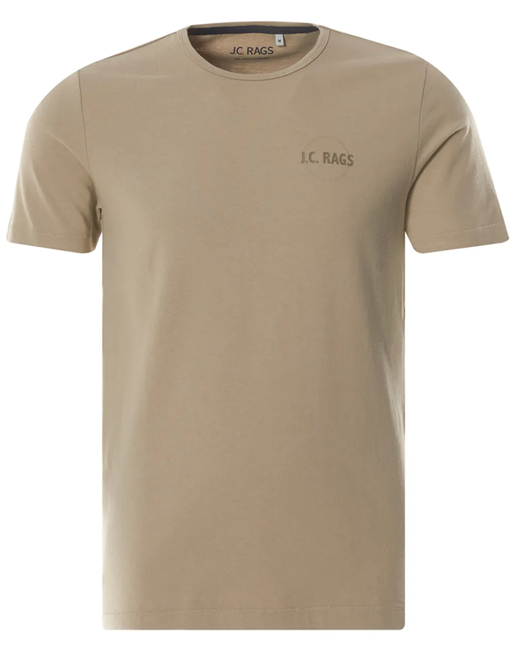 J.C. RAGS Johan T-shirt KM Lichtbeige uni 073071-001-L