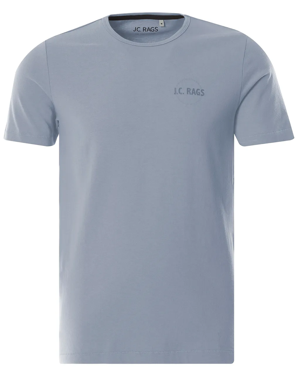 J.C. RAGS Johan T-shirt KM Lichtblauw uni 073071-003-L