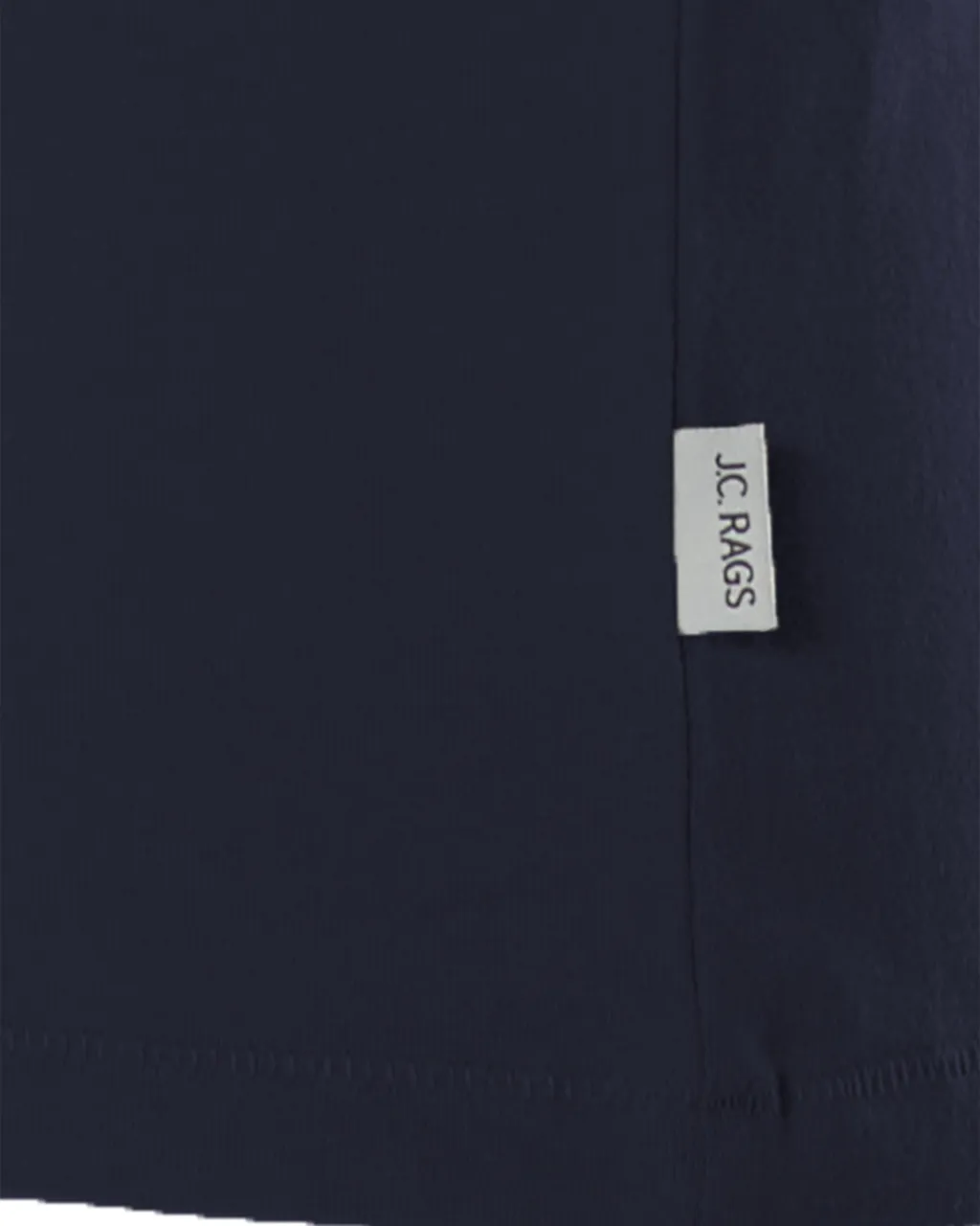 J.C. RAGS Johan T-shirt KM Navy uni 073071-004-L
