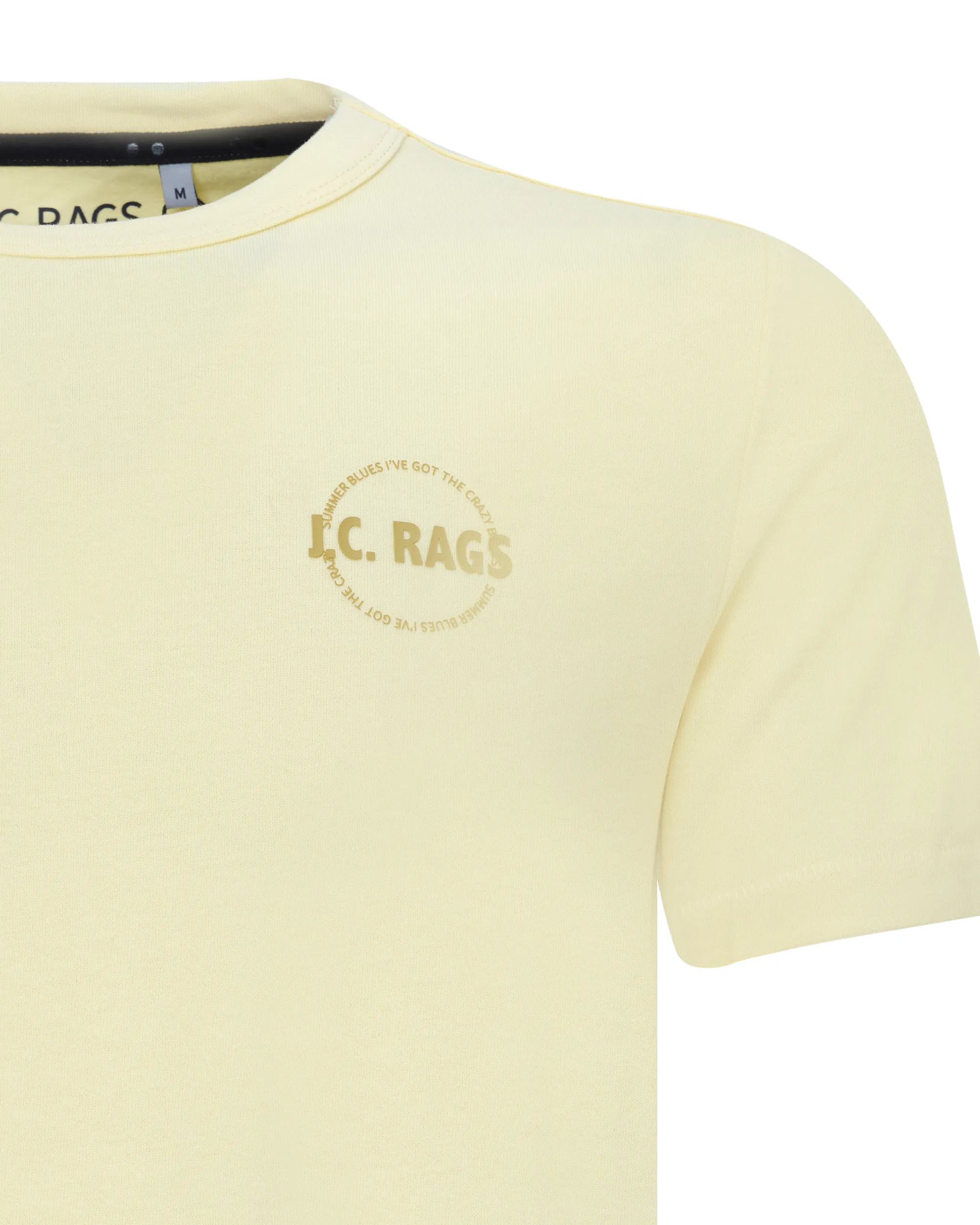 J.C. RAGS Johan T-shirt KM Pale Banana 073071-015-L