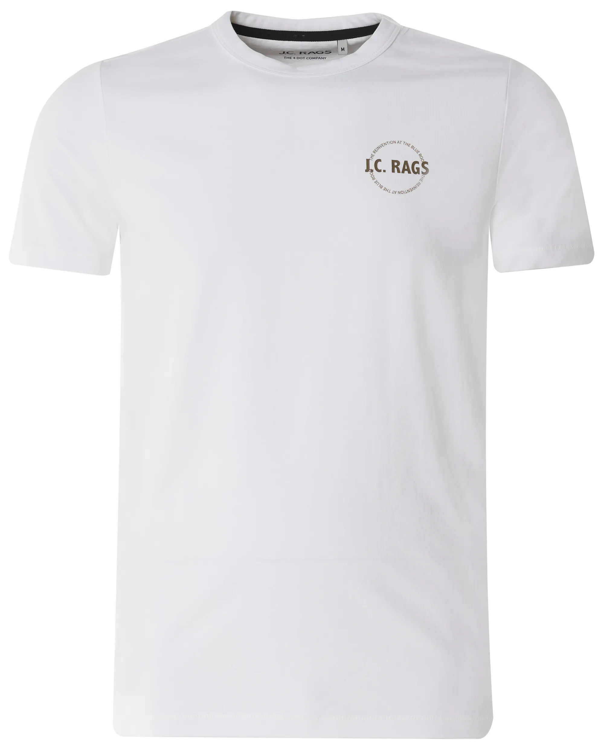 J.C. RAGS Johan T-shirt KM Coconut milk 073071-017-L