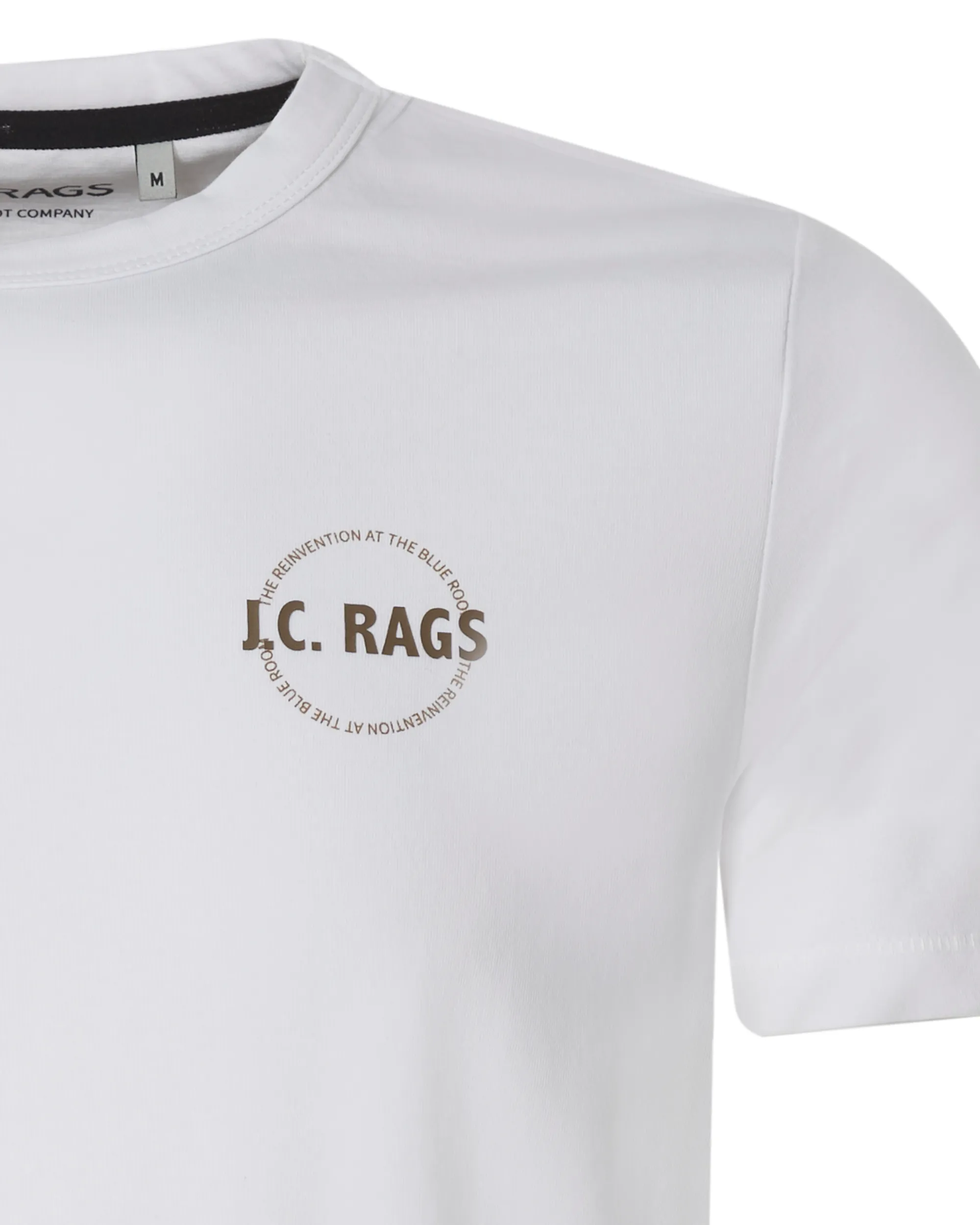 J.C. RAGS Johan T-shirt KM Coconut milk 073071-017-L