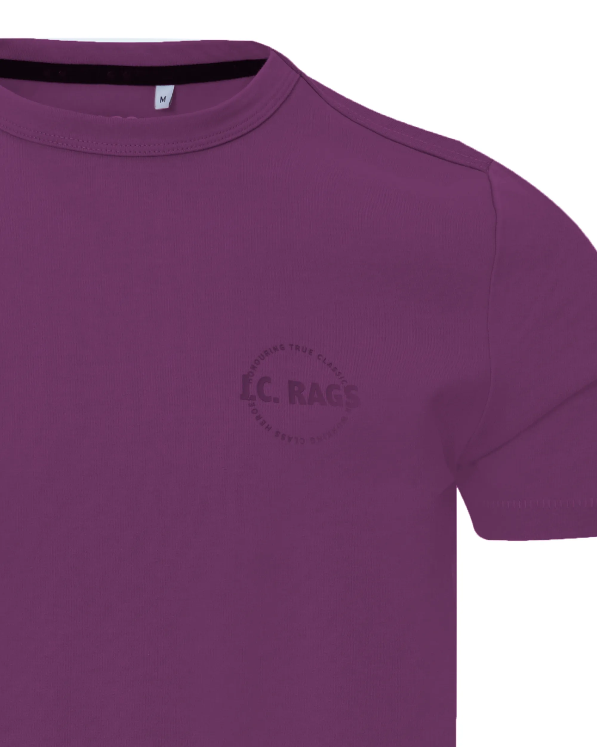 J.C. RAGS Johan T-shirt KM Prune purple 073071-018-L