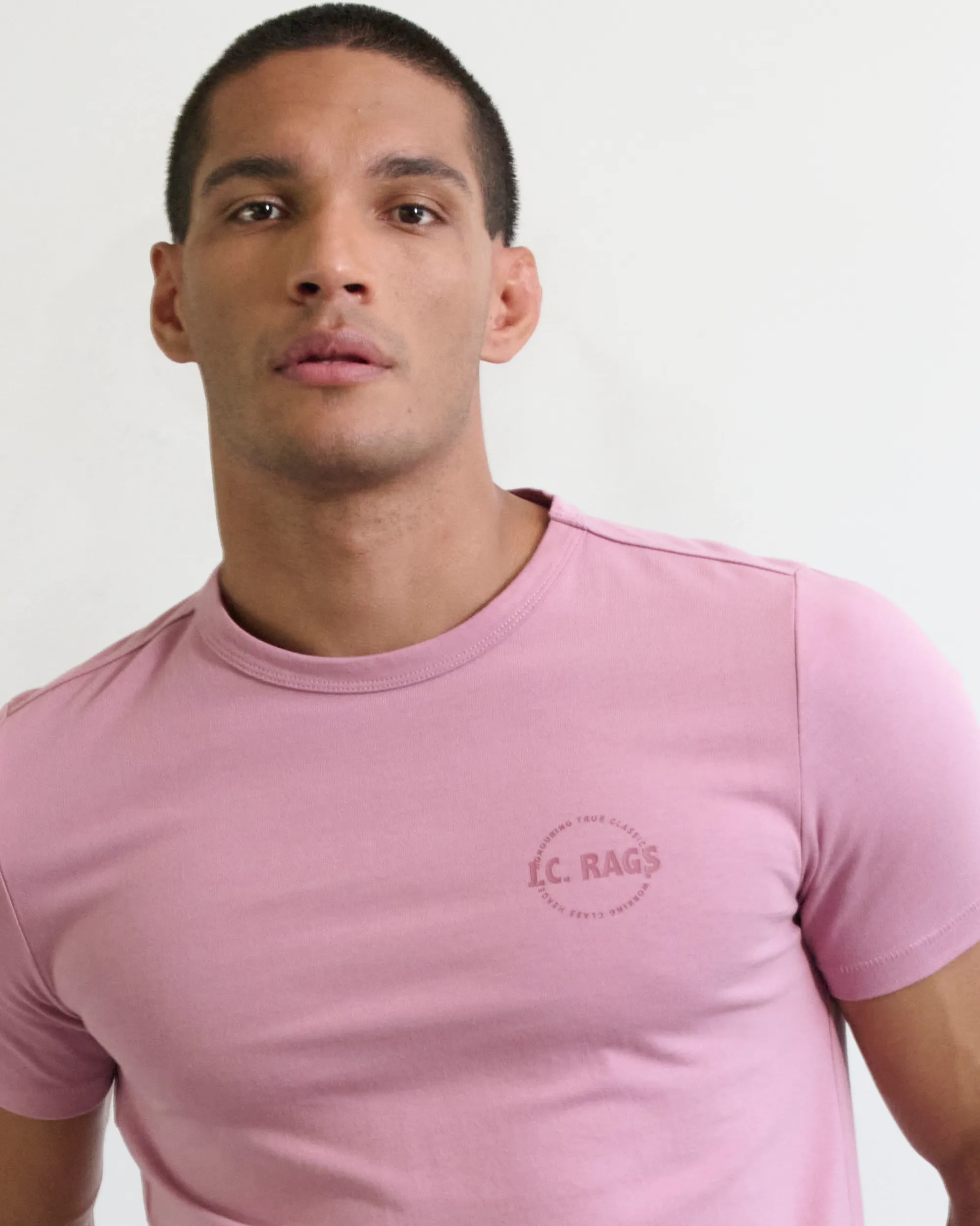 J.C. RAGS Johan T-shirt KM Lilas 073071-019-L