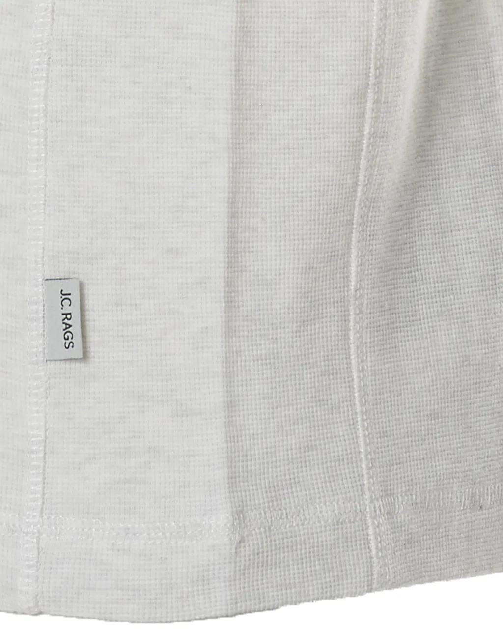 J.C. RAGS T-shirt LM Ecru uni 073073-003-XL