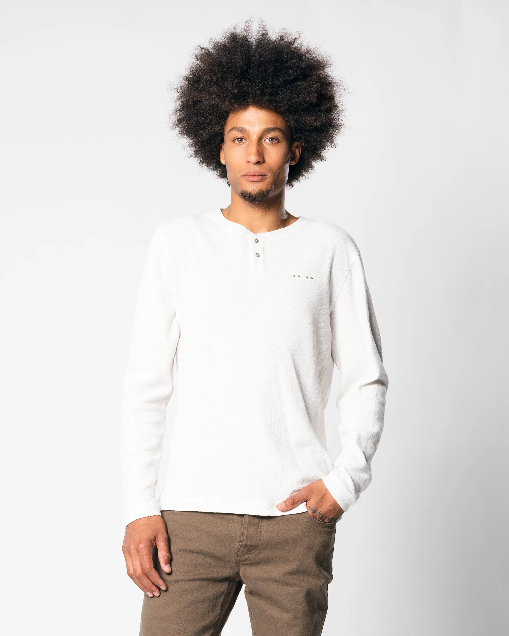 J.C. RAGS Julian T-shirt LM Off White uni 073073-004-L