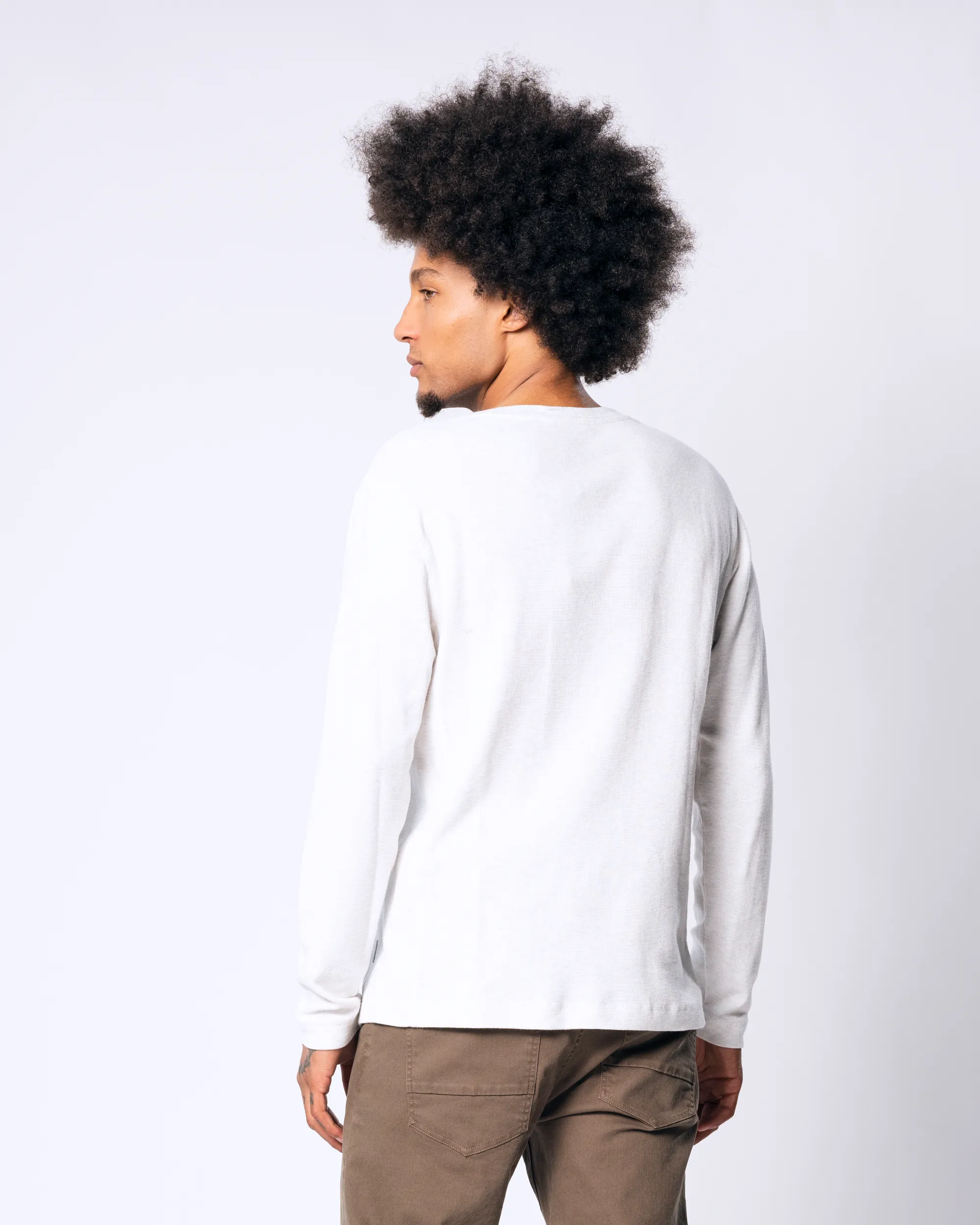 J.C. RAGS Julian T-shirt LM Off White uni 073073-004-L