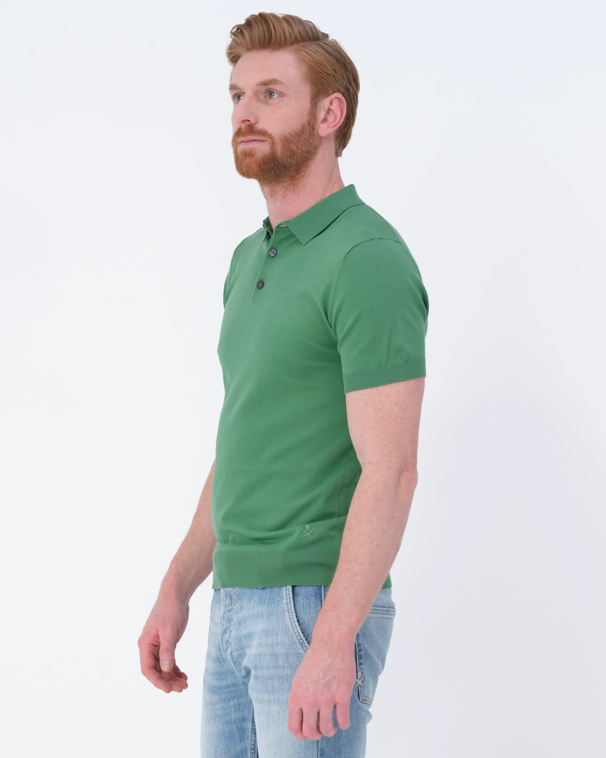 Dutch Dandies Bol Polo KM Deep Grass Green 073180-011-L