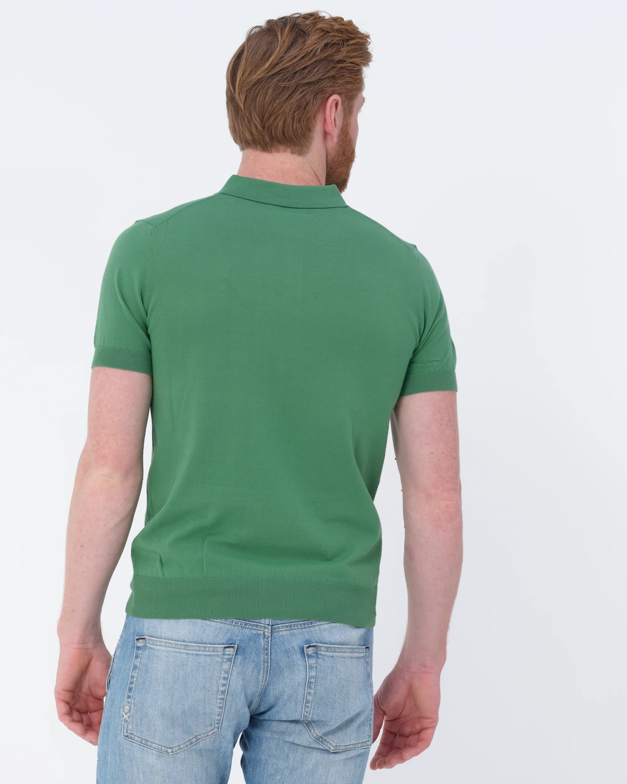 Dutch Dandies Bol Polo KM Deep Grass Green 073180-011-L