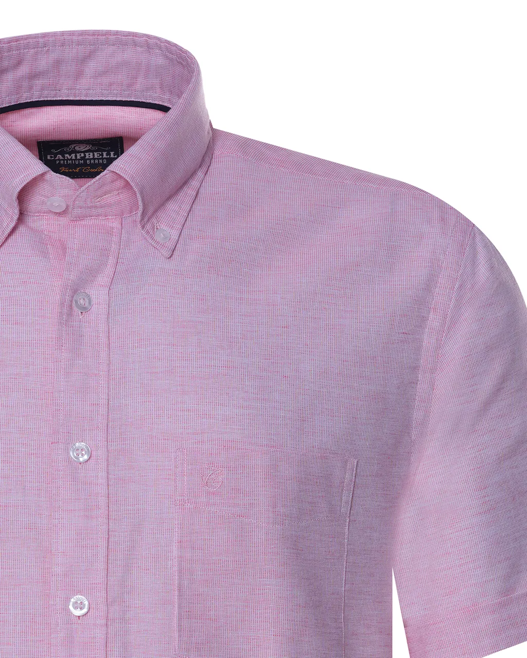 Campbell Casual Overhemd KM Roze uni 073946-005-L