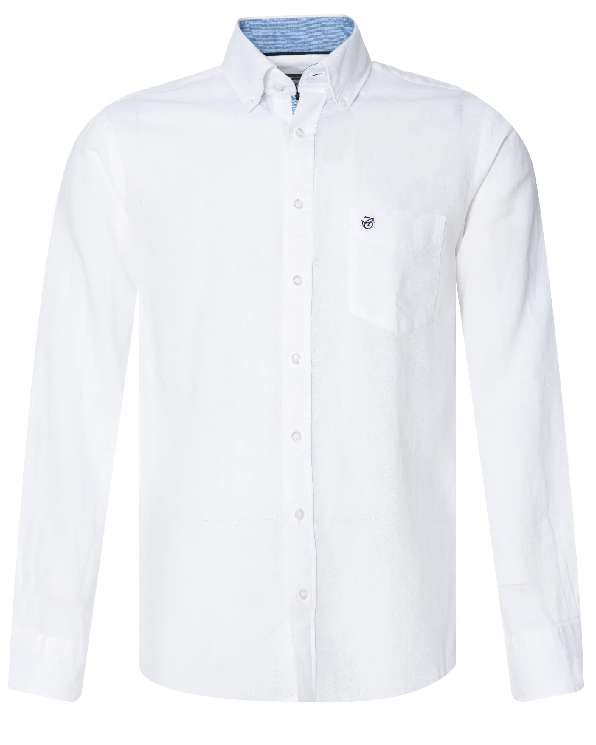 Campbell Overhemd LM Wit uni 073961-003-L