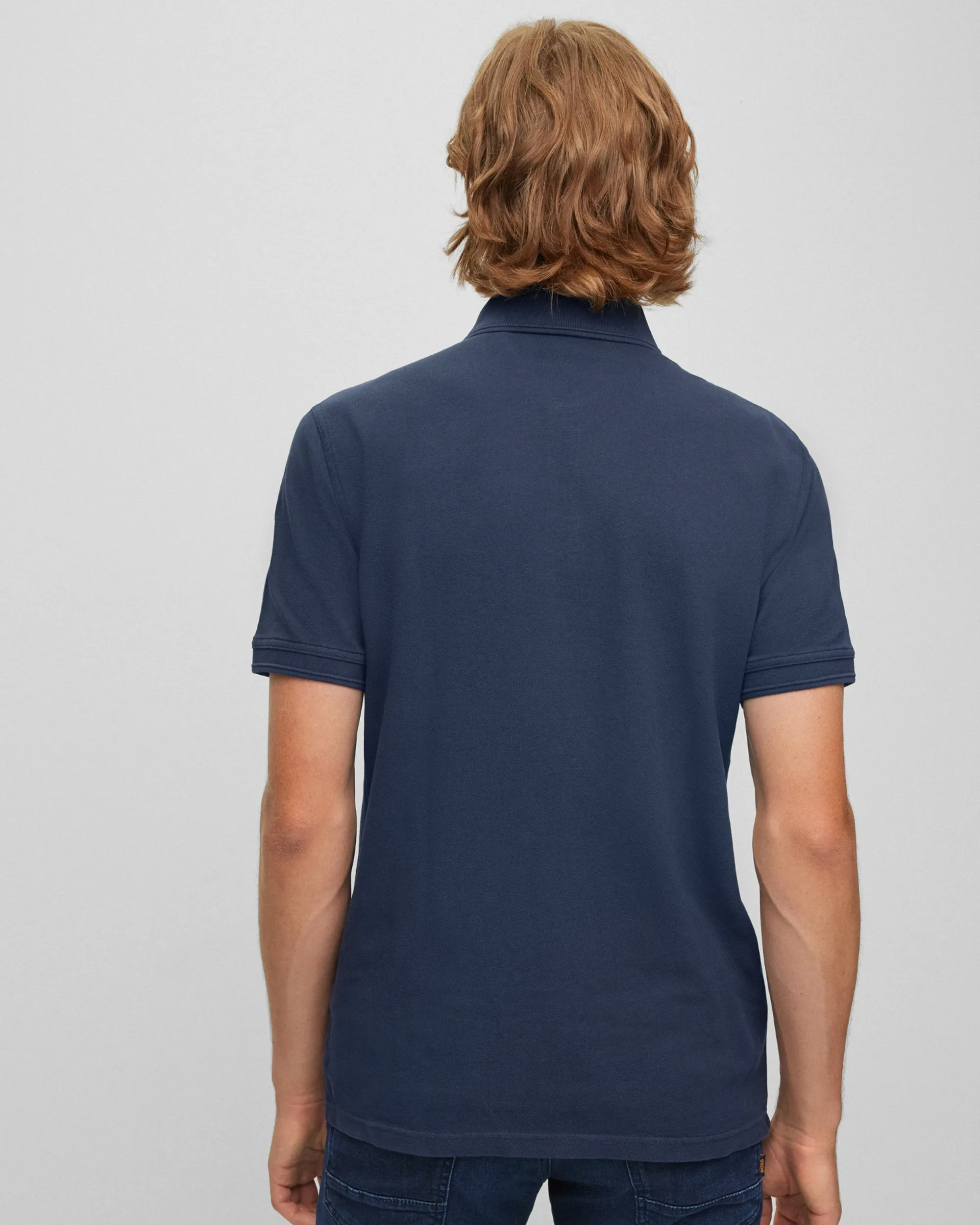 Boss Prime Polo KM Donker blauw 074014-001-L
