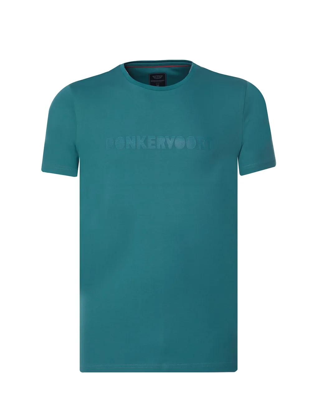 Donkervoort T-shirt ronde hals Blauwgroen uni 074100-004-L