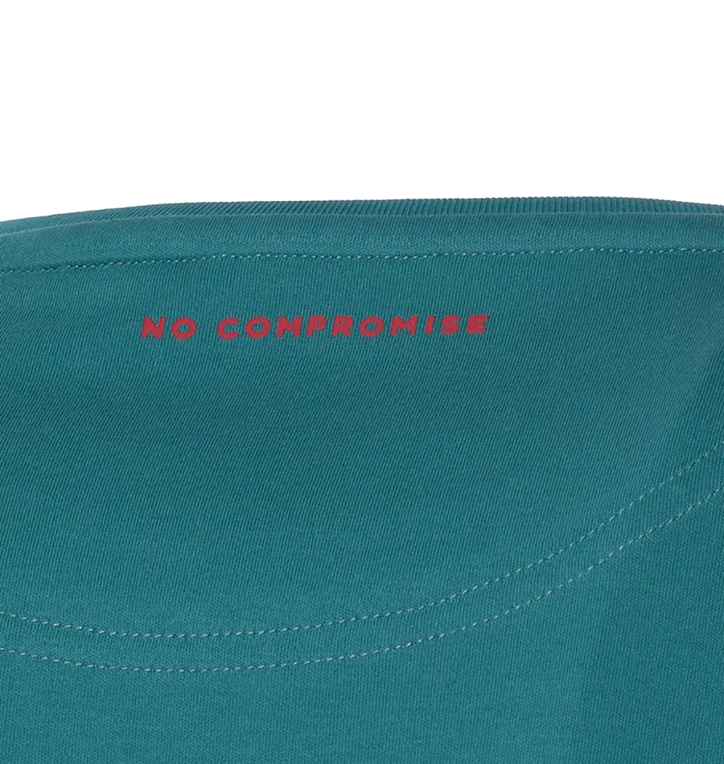Donkervoort T-shirt ronde hals Blauwgroen uni 074100-004-L