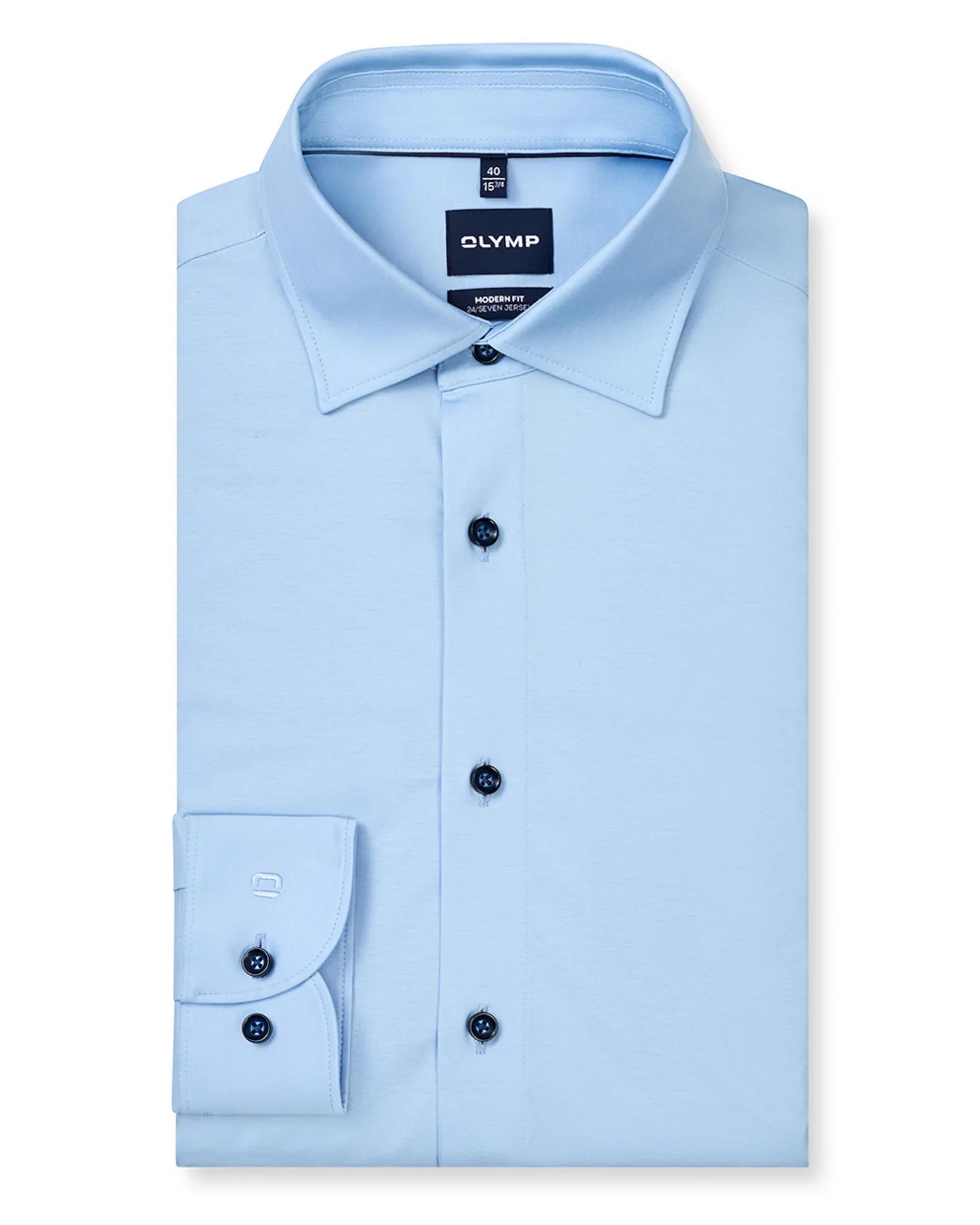 OLYMP Overhemd LM Blauw 074108-001-38
