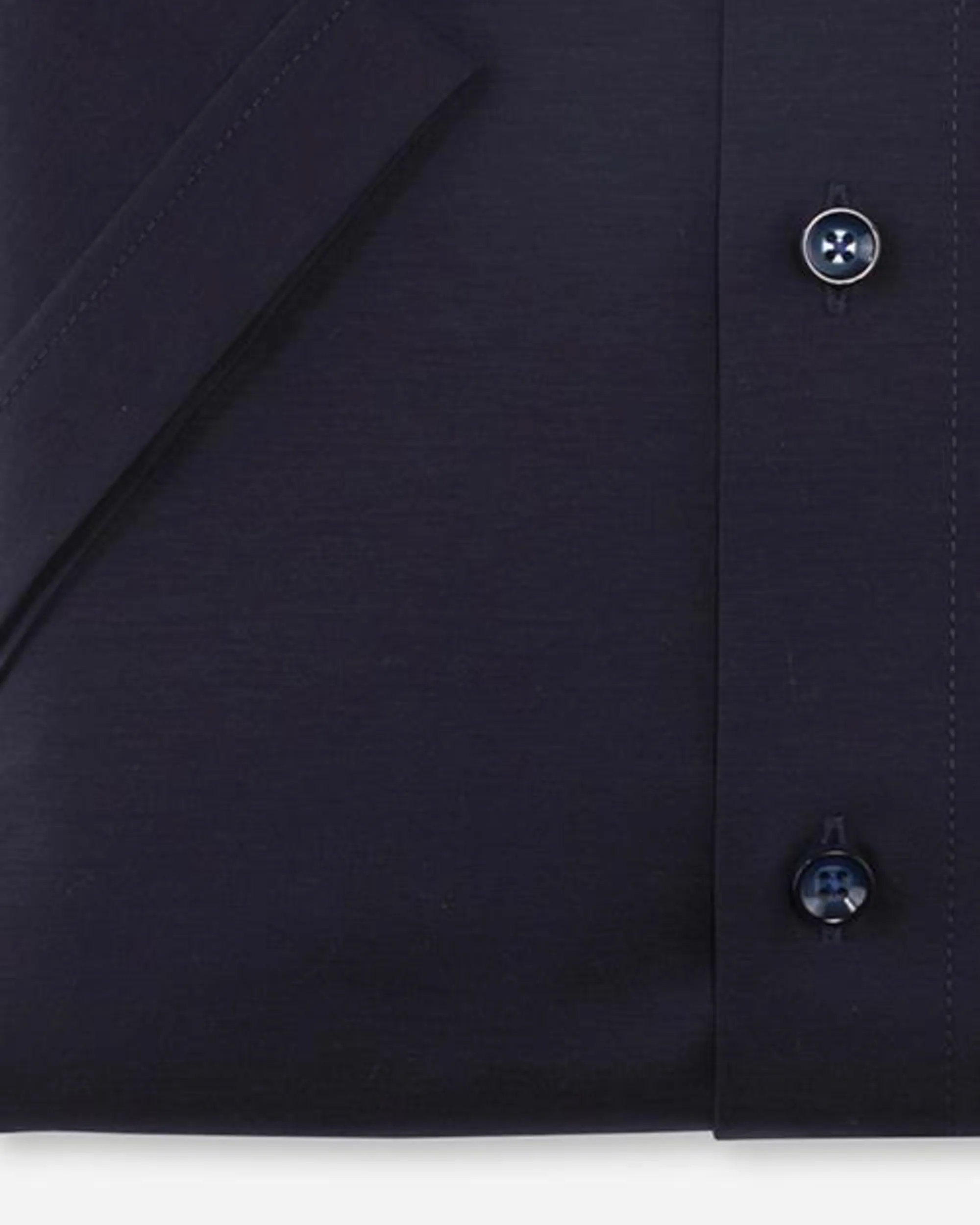 OLYMP 24/Seven Modern Fit Overhemd KM Donker blauw 074112-001-37