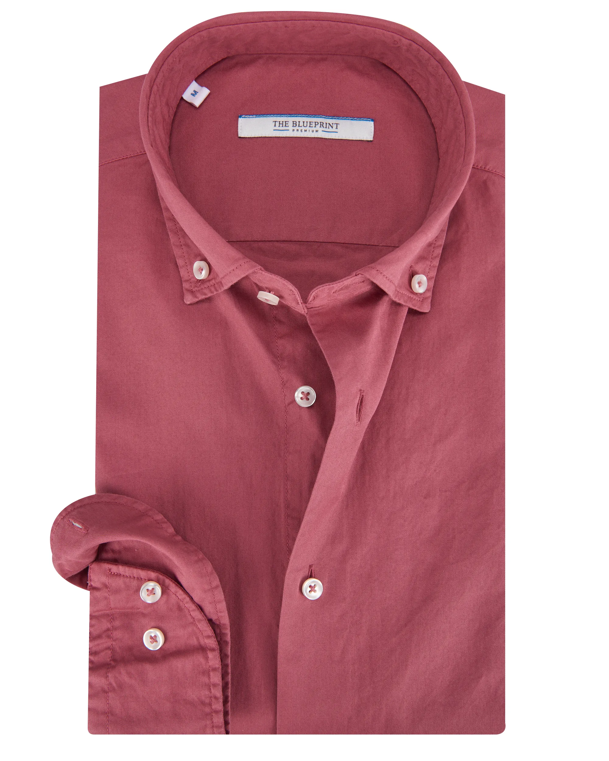 The BLUEPRINT Premium Trendy overhemd LM Donker roze uni 075032-004-L