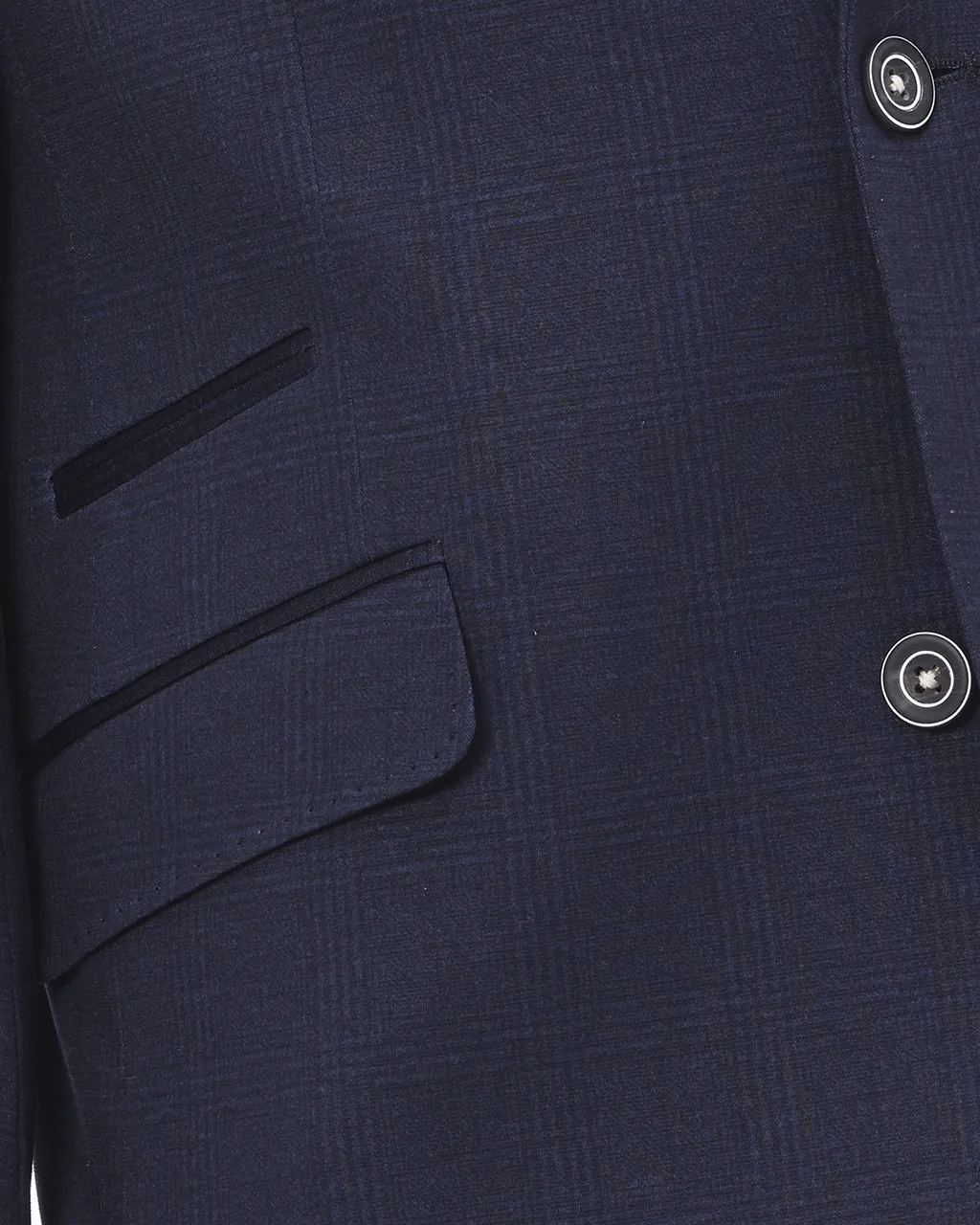 The BLUEPRINT Premium Colbert Donkerblauw grote ruit 075353-001-46