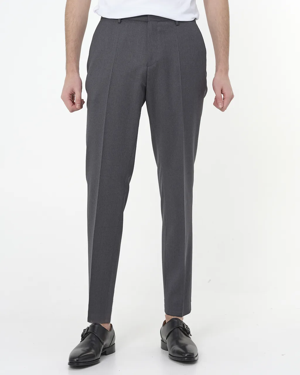 Boss Mix & Match Pantalon Donker grijs 075744-002-102