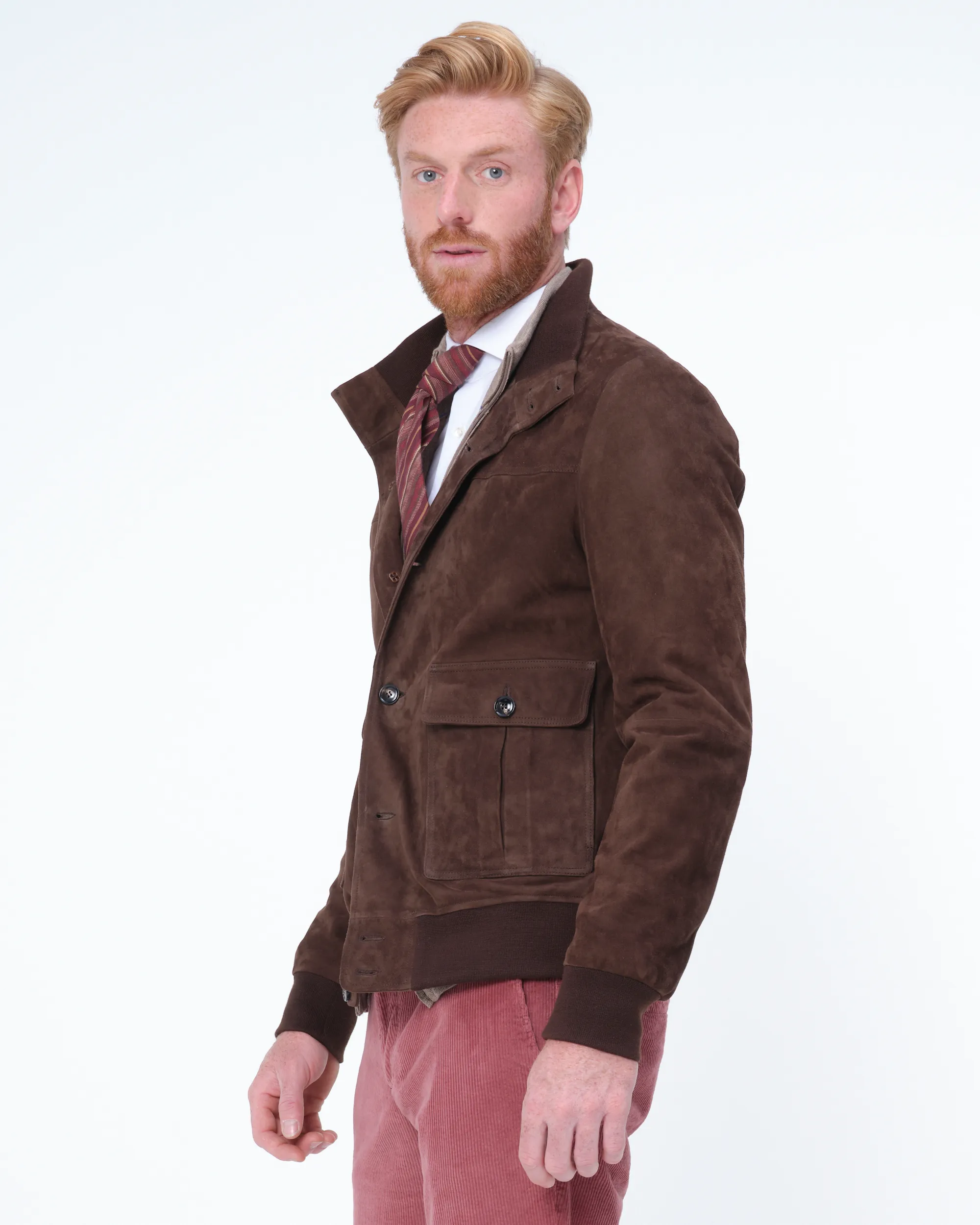 Dutch Dandies Videnza Leren Jas Donkerbruin uni 076485-002-46