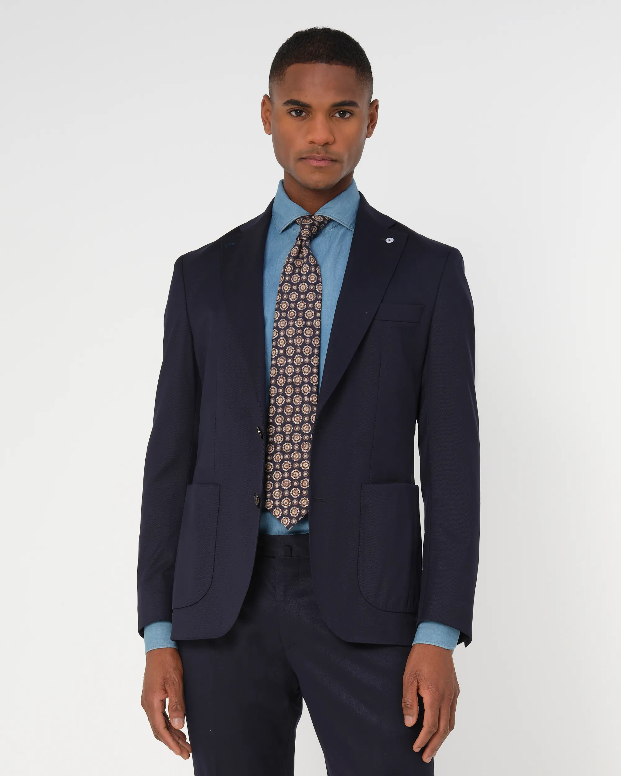 Dutch Dandies Mix & Match Colbert Donkerblauw uni 076502-001-48