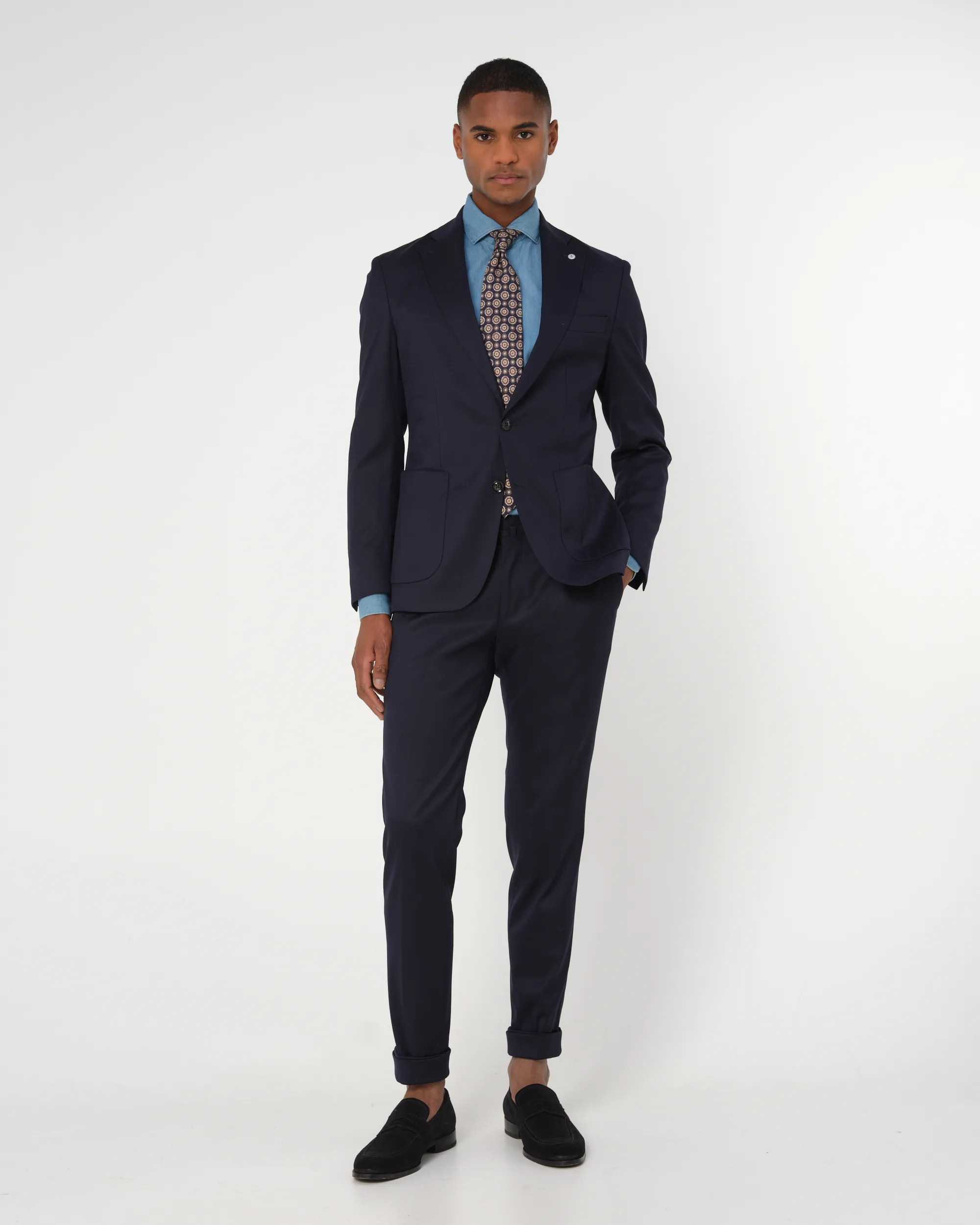 Dutch Dandies Mix & Match Colbert Donkerblauw uni 076502-001-48