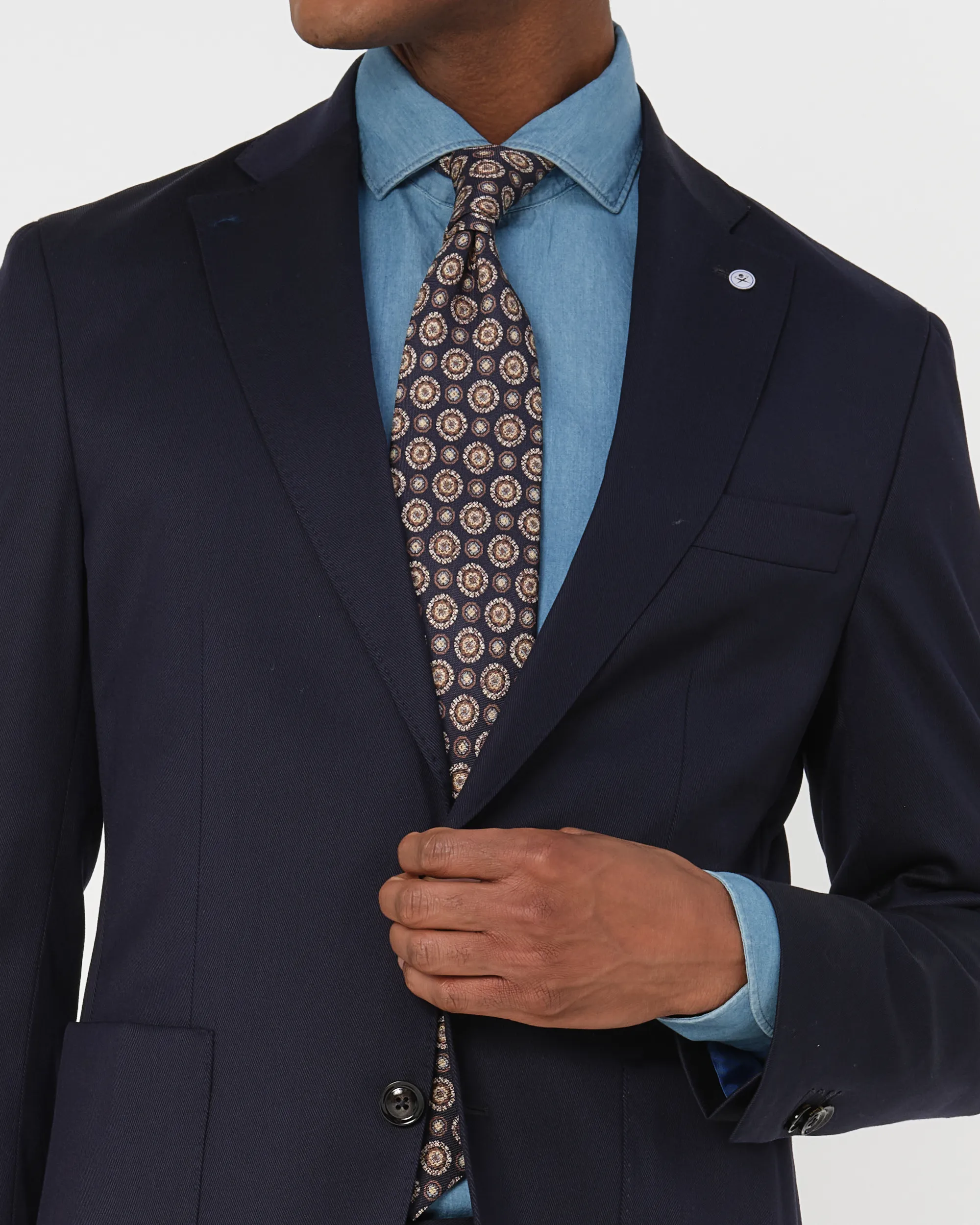 Dutch Dandies Mix & Match Colbert Donkerblauw uni 076502-001-48
