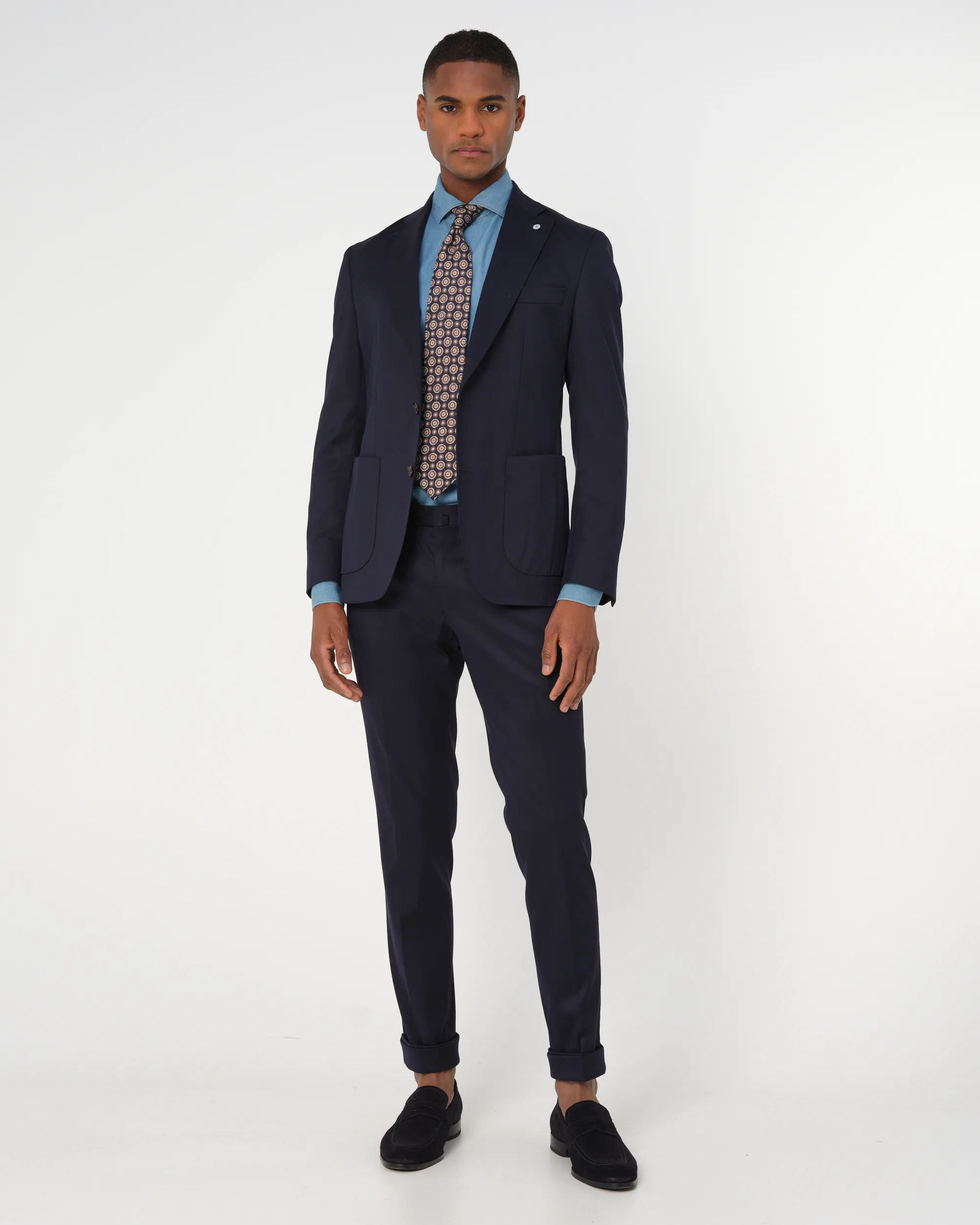 Dutch Dandies Mix & Match Colbert Donkerblauw uni 076502-001-48