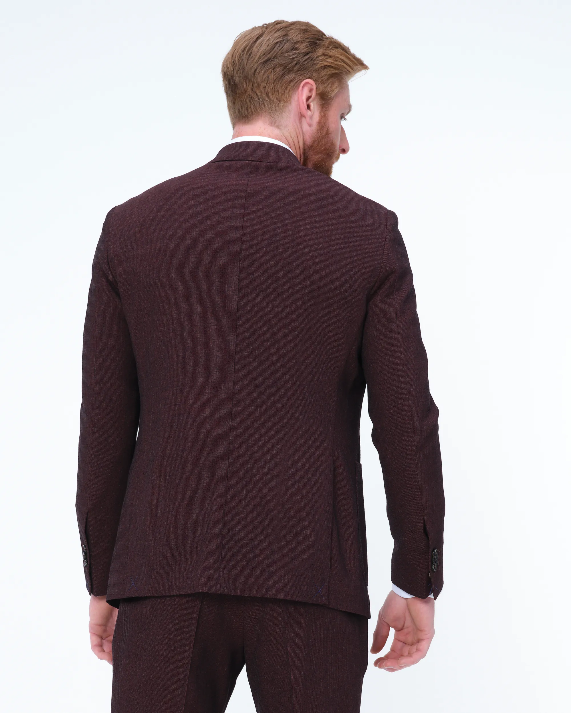 Dutch Dandies Damon Pak Donkerrood uni 076522-001-46