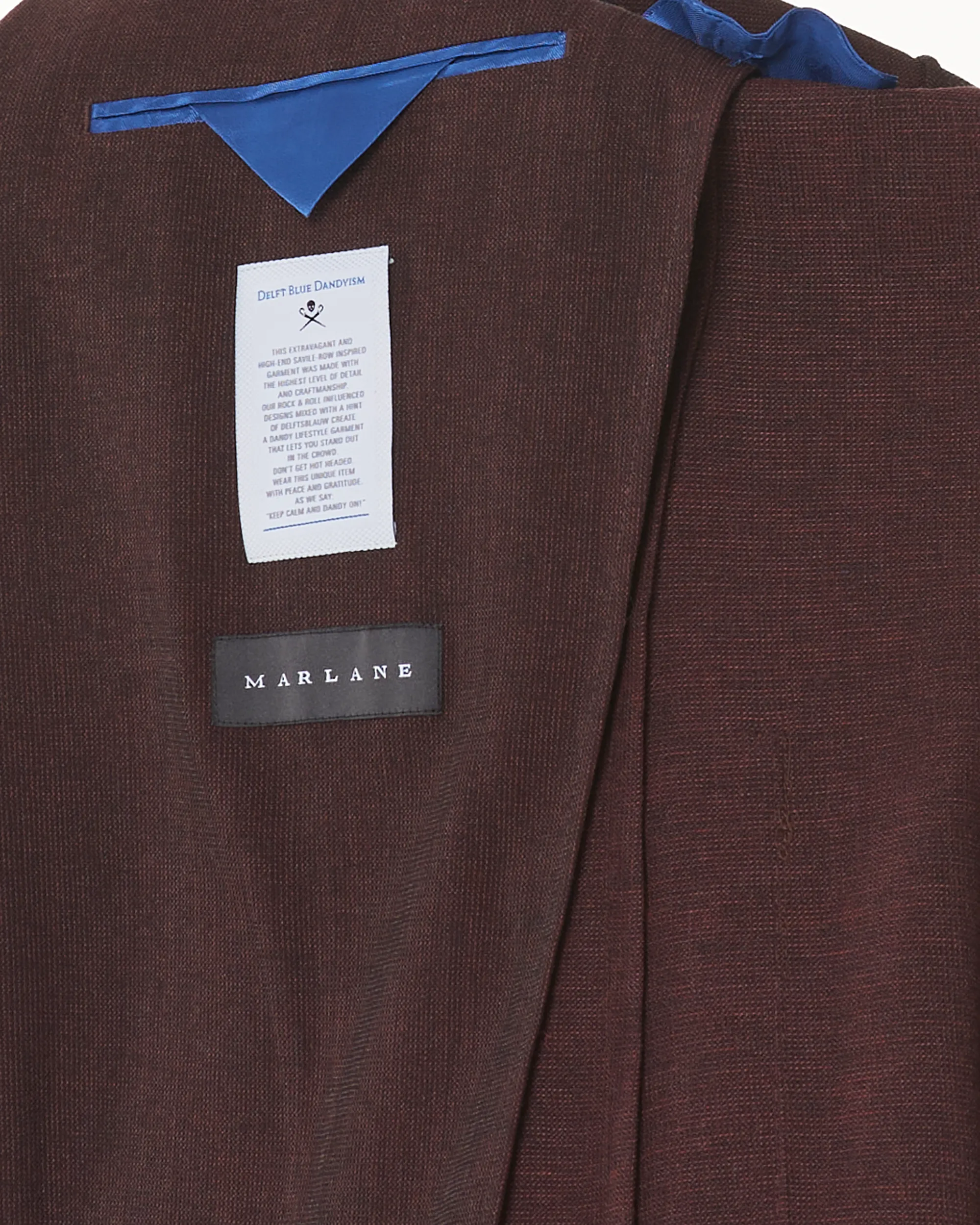 Dutch Dandies Damon Pak Donkerrood uni 076522-001-46