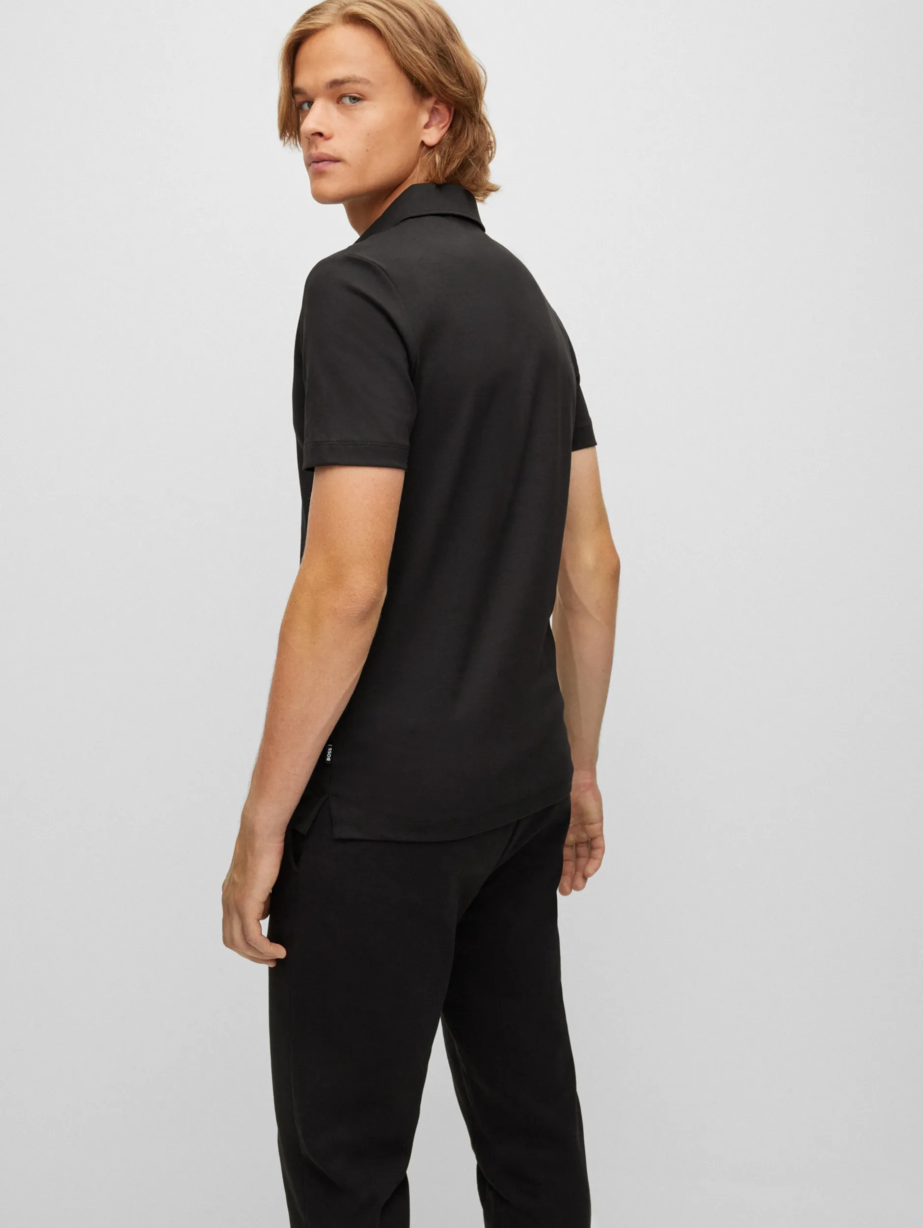 Hugo Boss Menswear Puno Polo KM Zwart 076913-001-L