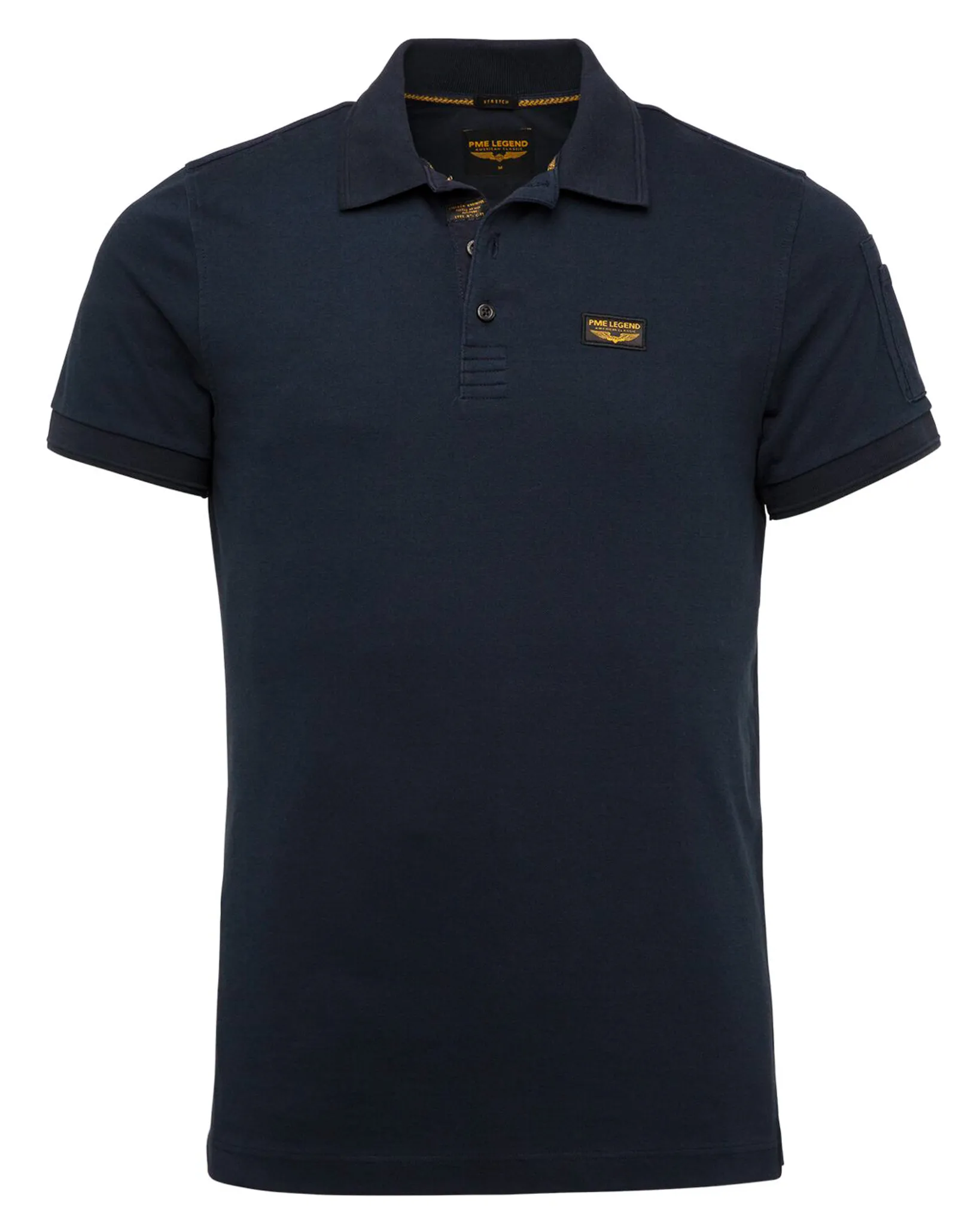 PME Legend Polo Korte mouw Blauw 077216-001-L