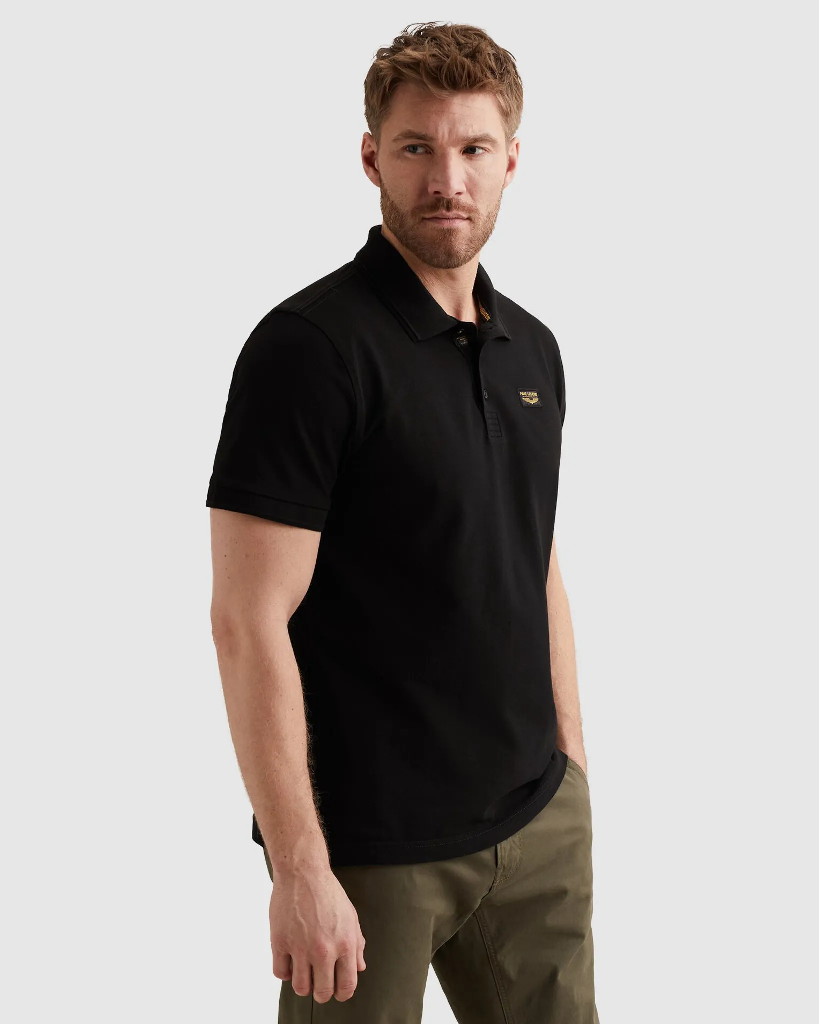 PME Legend Trackway Polo KM Zwart 077217-001-L
