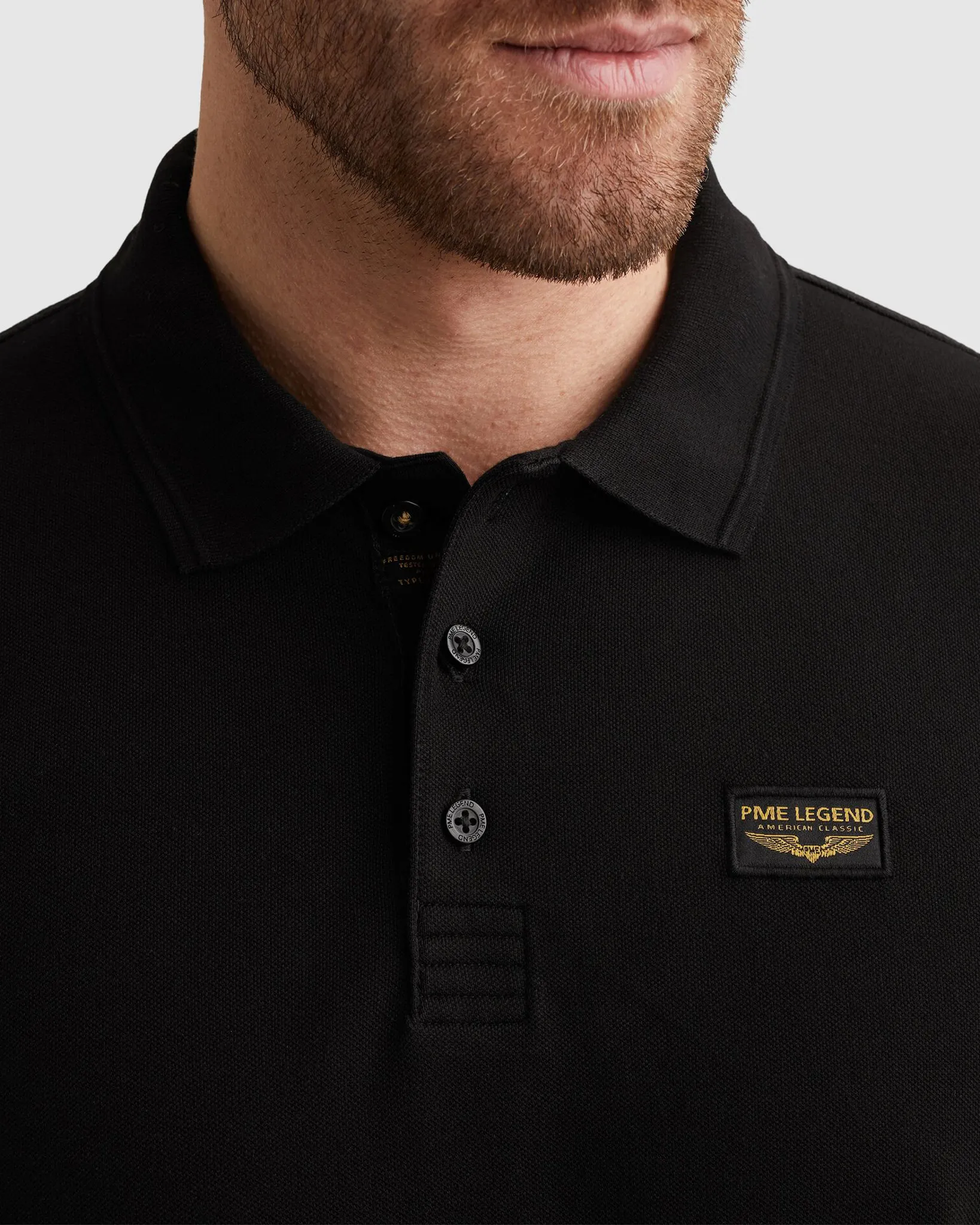 PME Legend Trackway Polo KM Zwart 077217-001-L