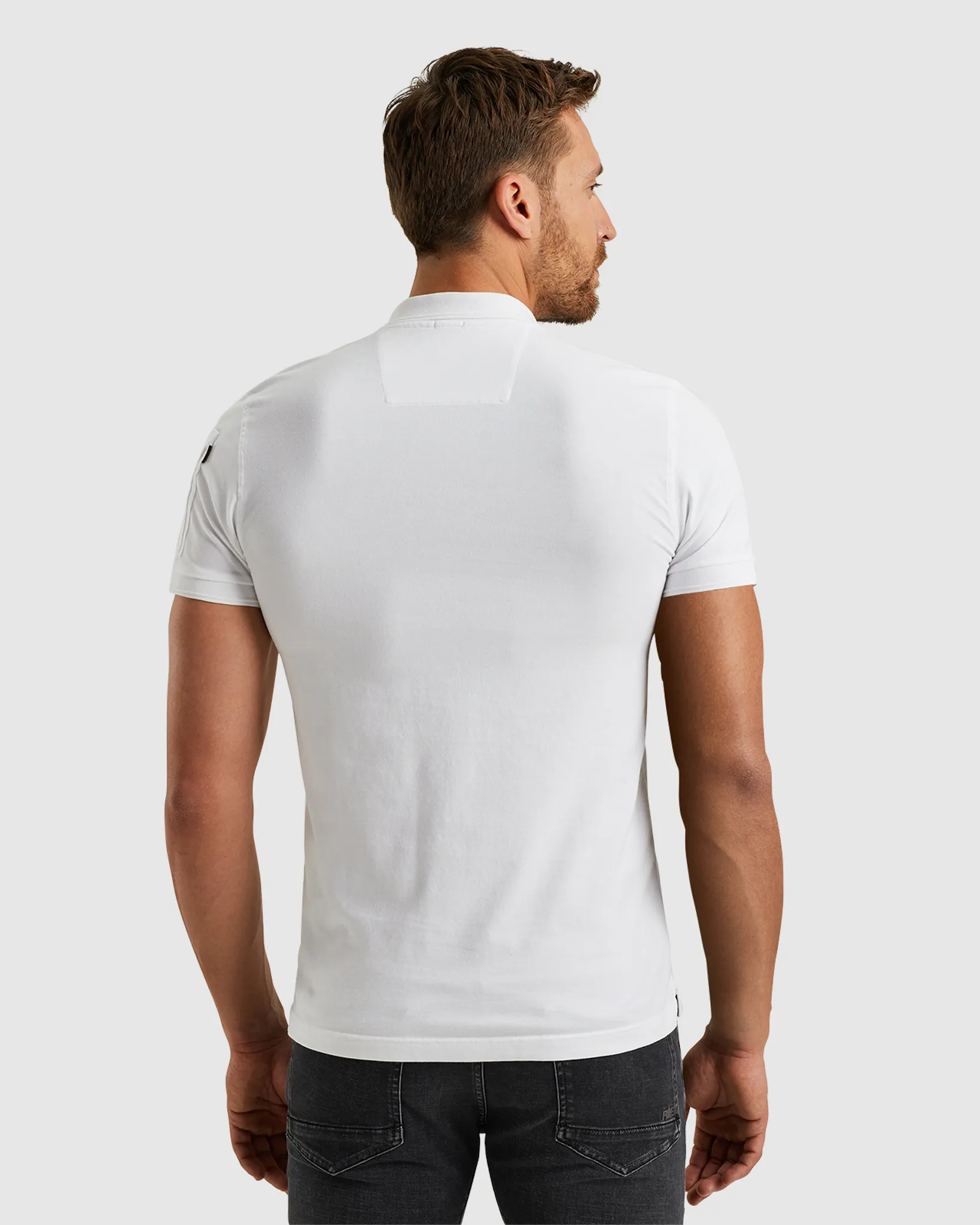 PME Legend Polo Korte mouw Wit 077218-001-L