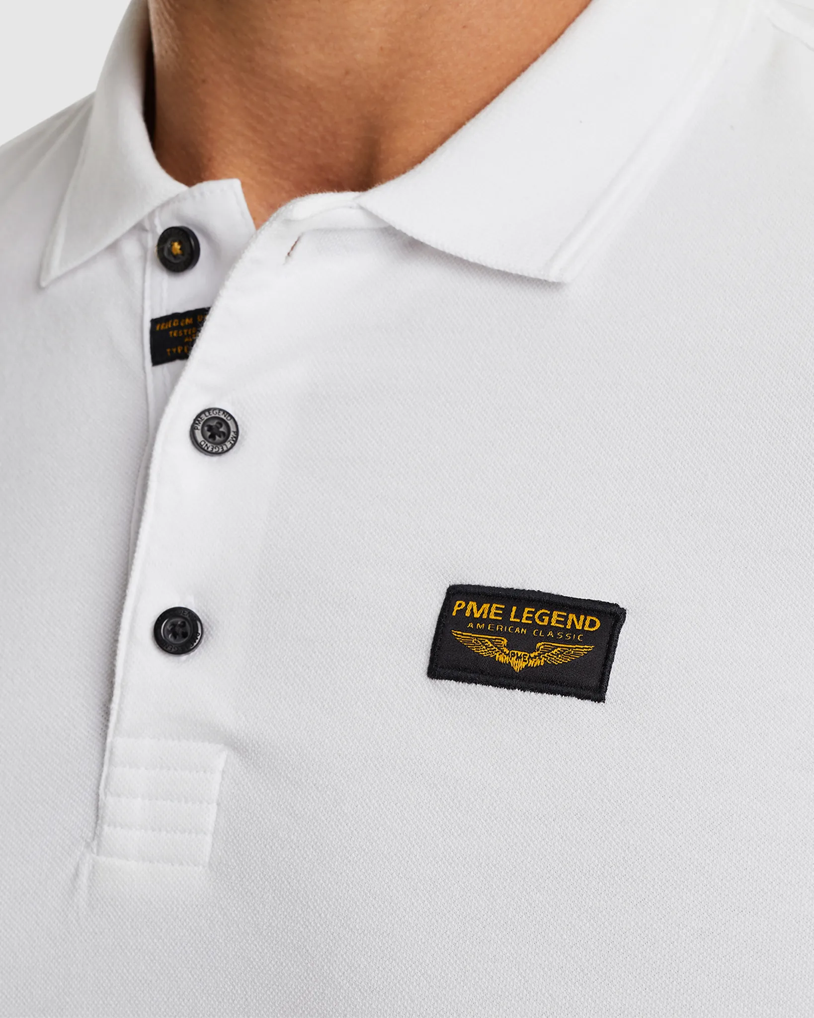 PME Legend Polo Korte mouw Wit 077218-001-L