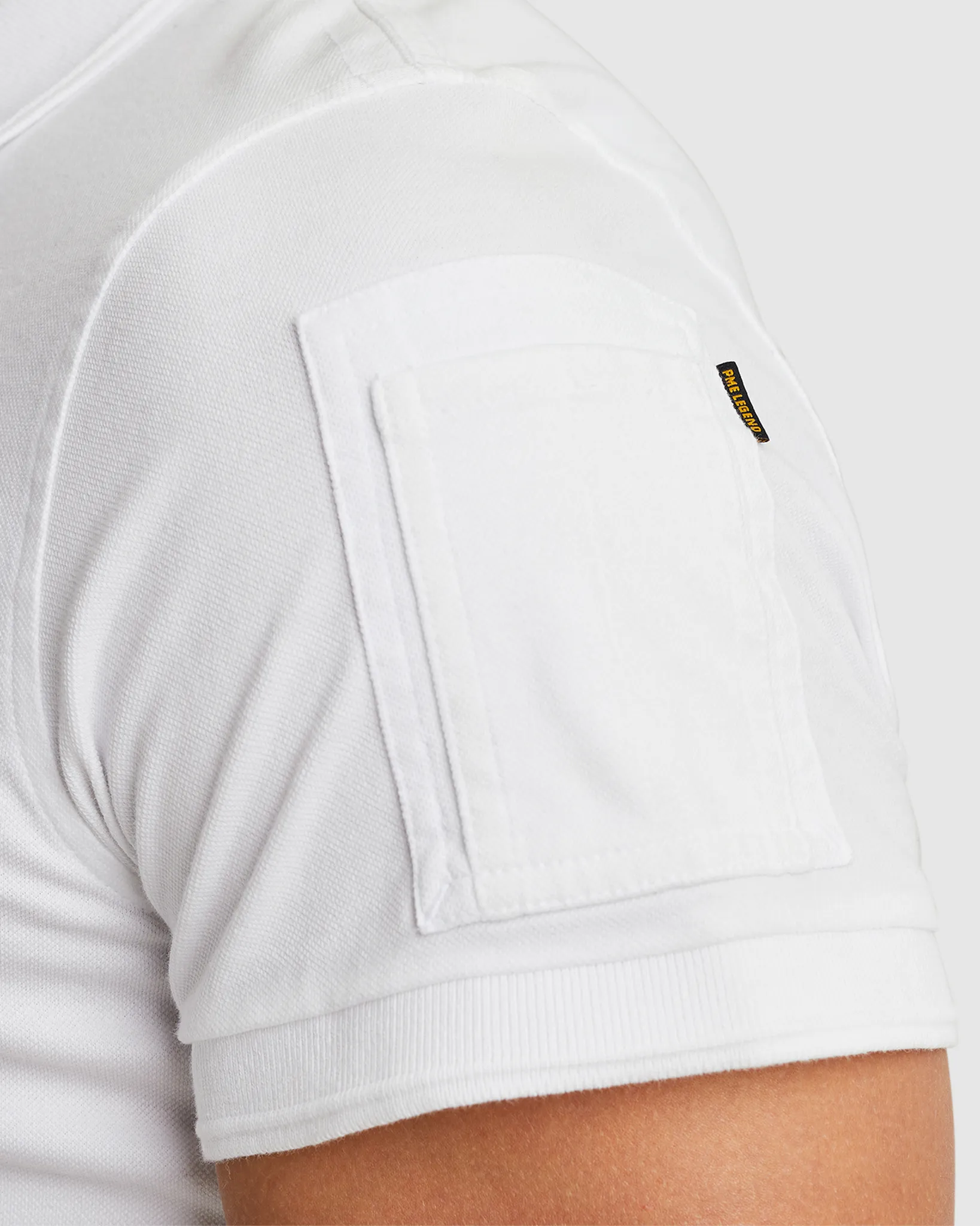 PME Legend Polo Korte mouw Wit 077218-001-L