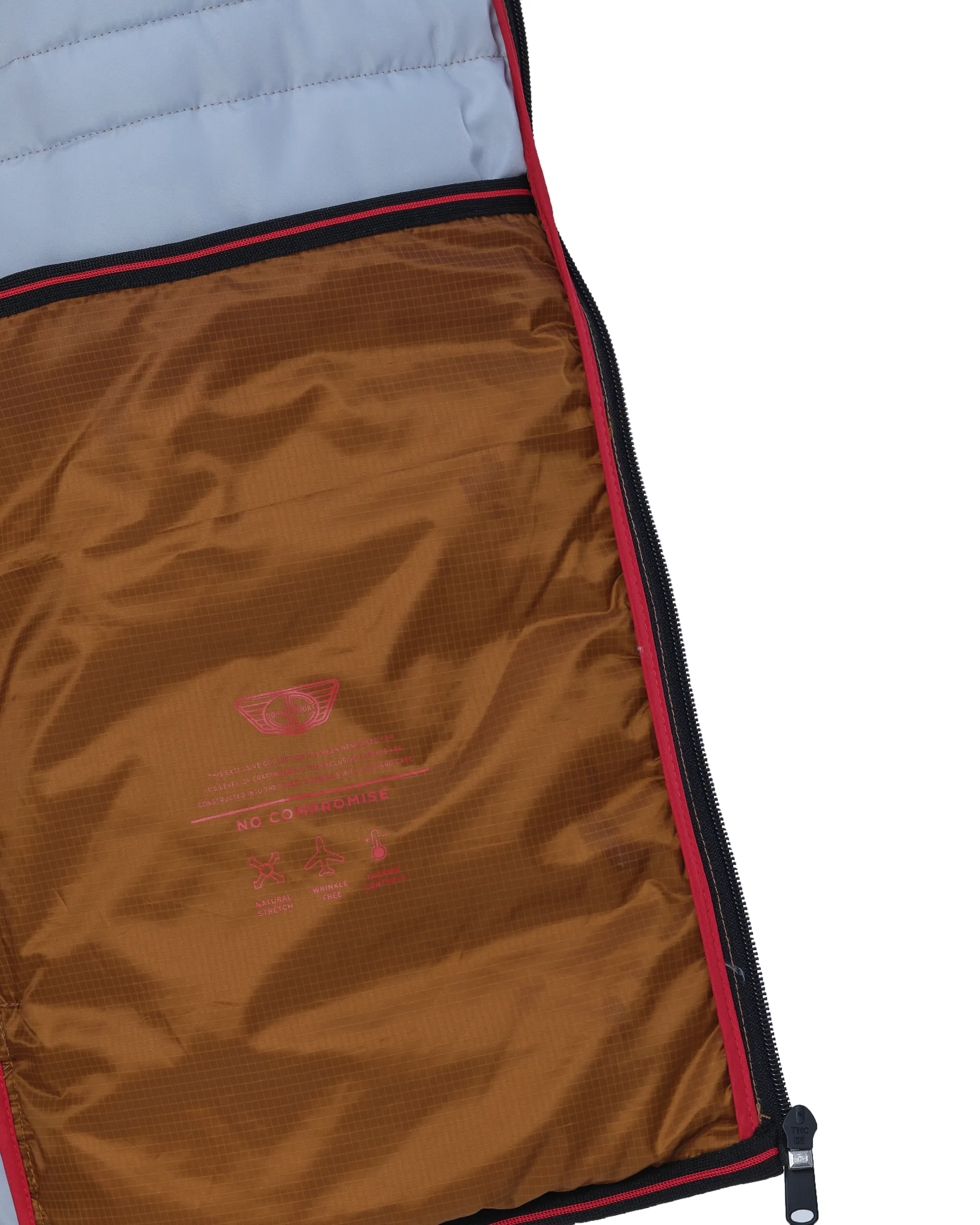 Donkervoort Gewatteerde jas Cognac uni 077543-002-L