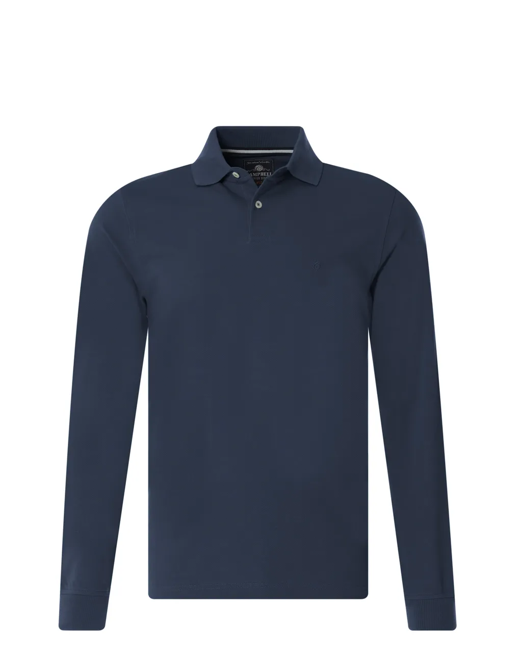 Campbell Harton Polo LM Donkerblauw uni 077568-001-L