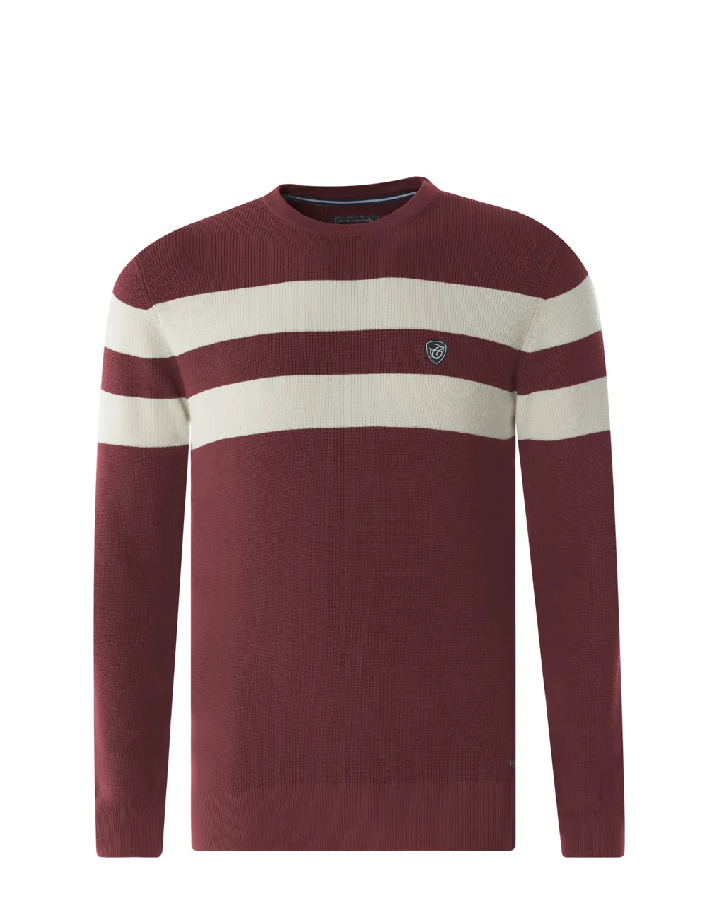 Campbell Trui O-hals Bordeaux streep 077629-002