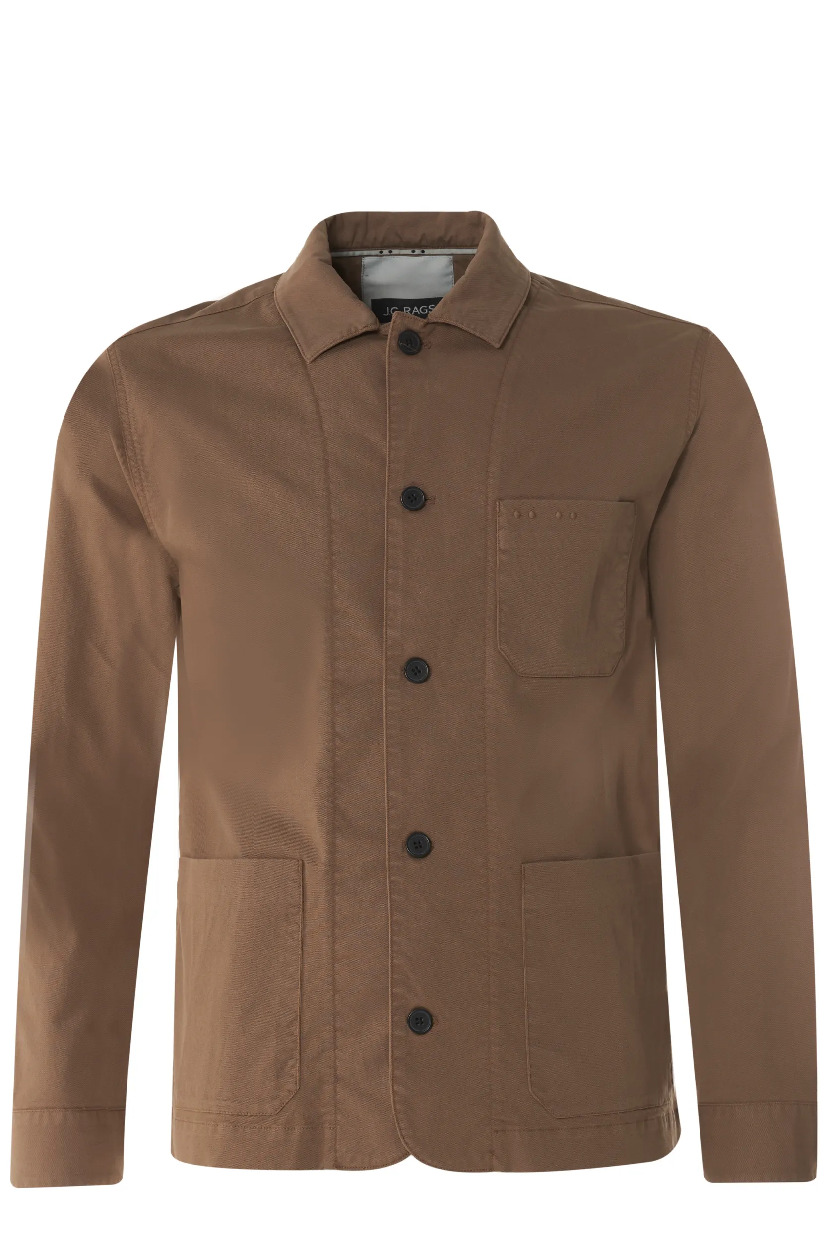 J.C. RAGS Ruben Overshirt Bruin uni 077639-001-L